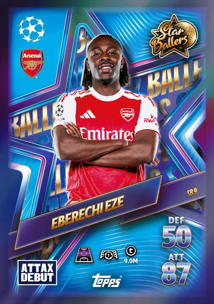 Topps UCC Match Attax 2025/26 Eco Pack #2 Star Ballers 41 kart