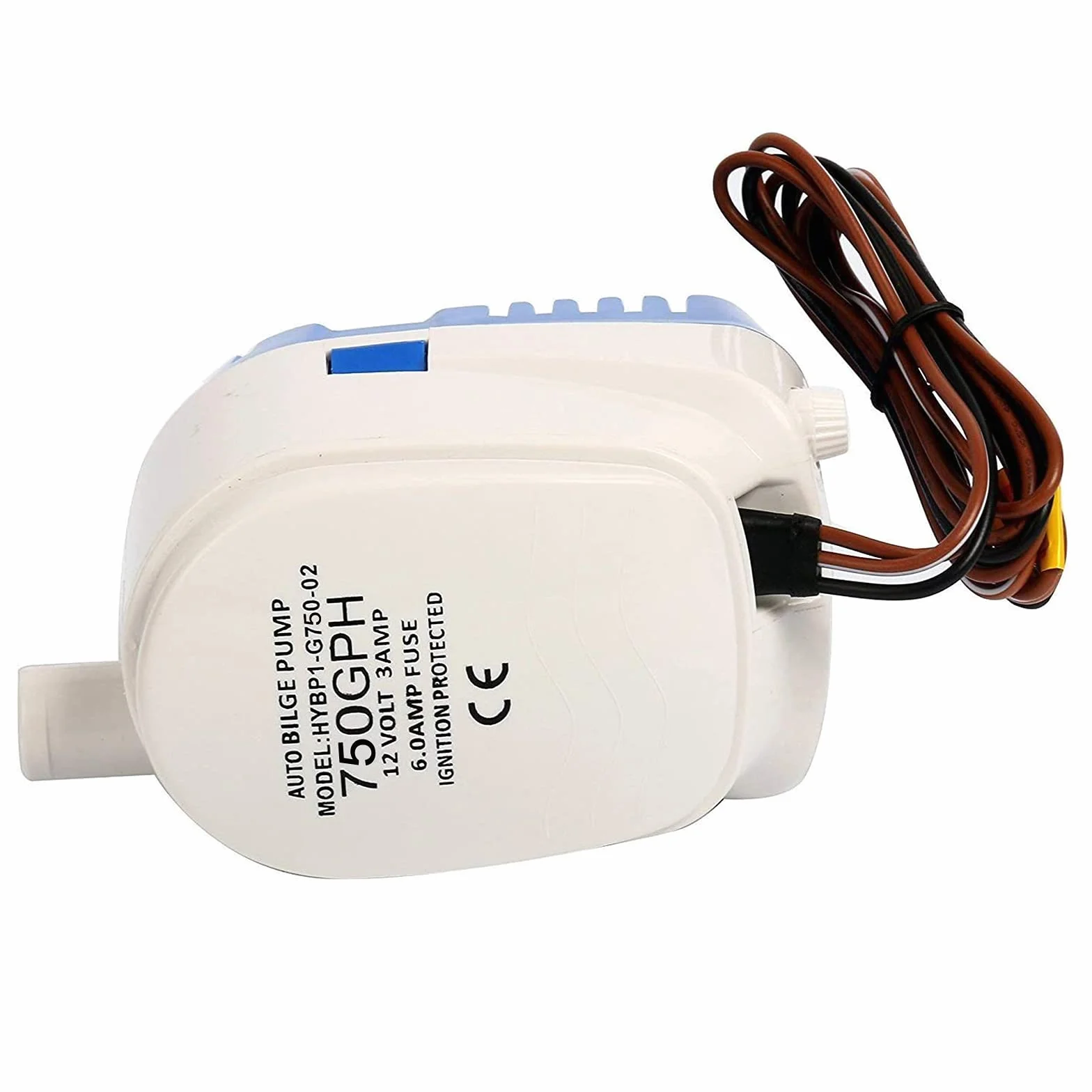 FreeTec Pompa zęzowa 12 V, automatyczna pompa zęzowa 750 GPH z przełącznikiem pływakowym