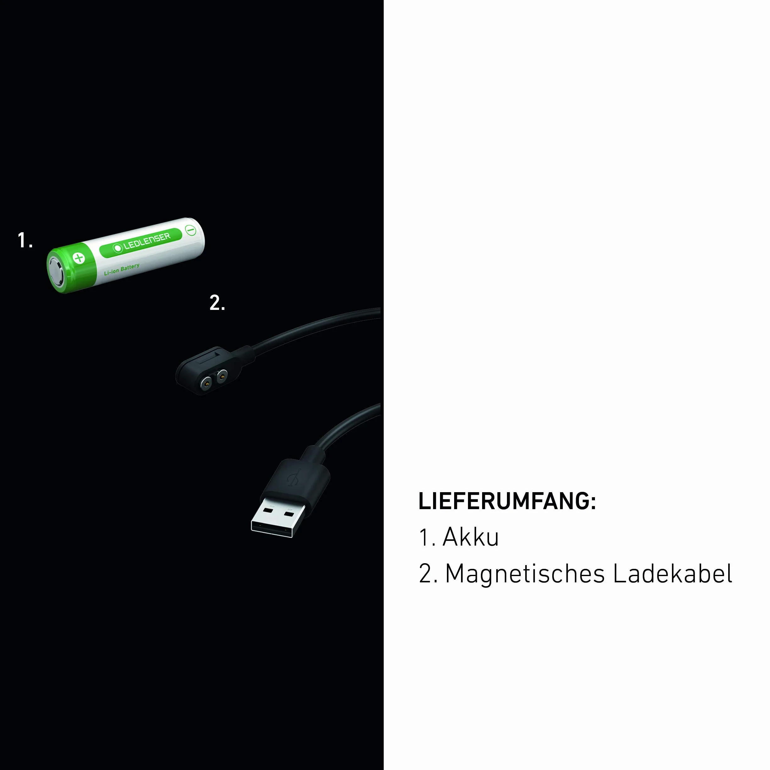 Ledlenser ML4 Latarnia, akumulator typu 14500 z możliwością ładowania, 300 lumenów, nieoślepiająca (opatentowana), do 45 godzin pracy, czerwone światło, możliwość zasilania bateryjnego 1xAA