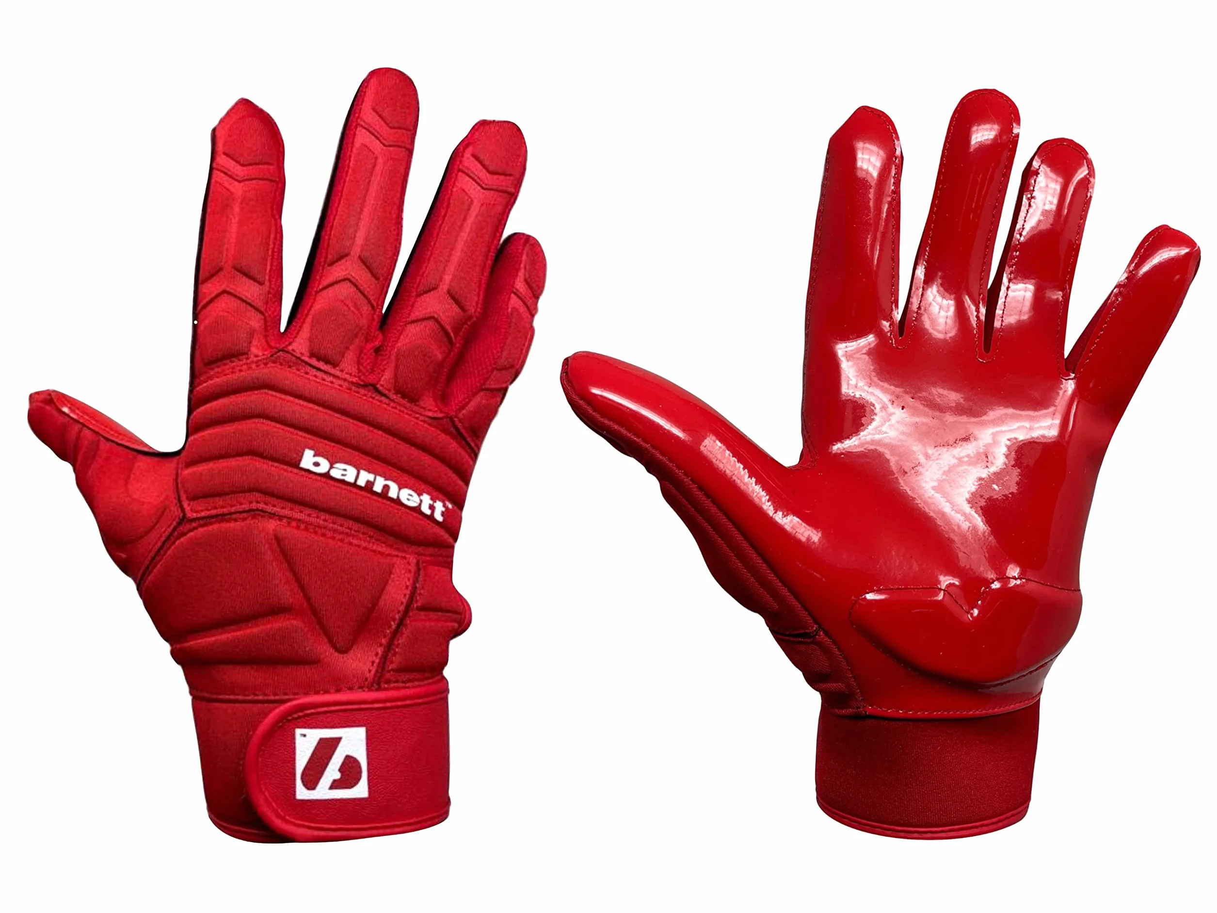 BARNETT FLG-03 Red Professional Linemen rękawice piłkarskie, OL, DL