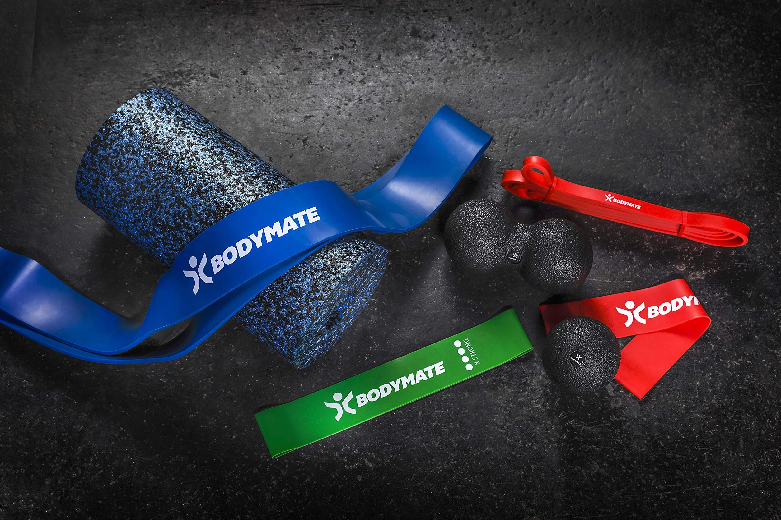 BODYMATE taśma fitness 208 cm guma oporowa naturalny lateks do ćwiczeń siłowych