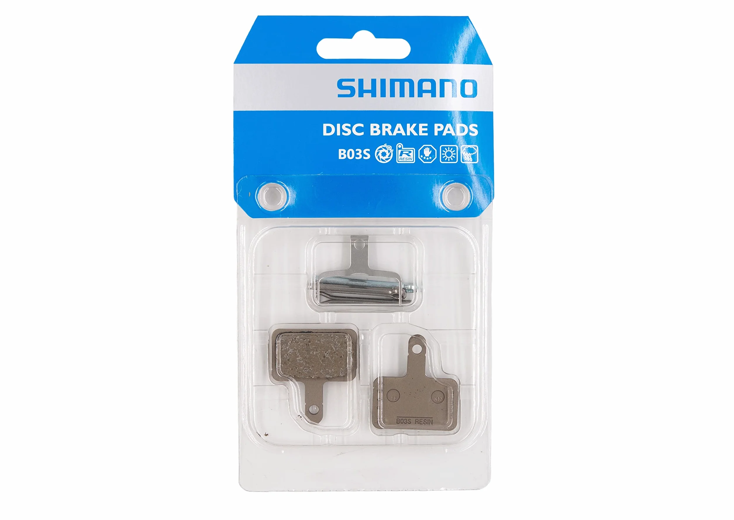 SHIMANO Klocki hamulcowe B03S - żywica, opakowanie blistrowe