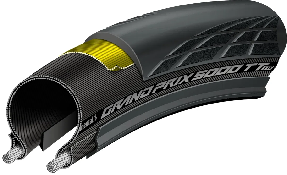 Continental Grand Prix 5000 TT TR Faltreifen // 28-622 (700x28C) uchwyt laserowy