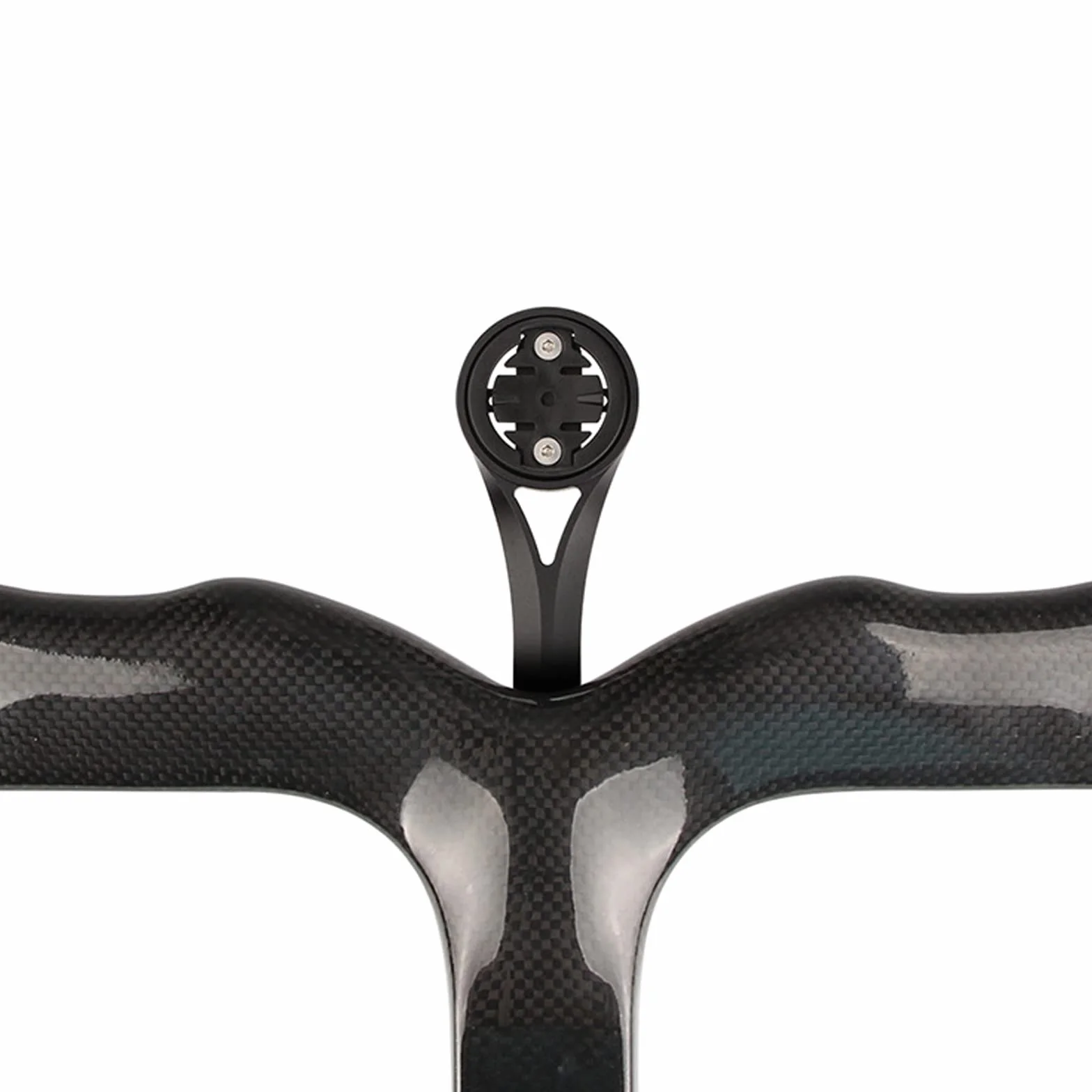 Zintegrowany uchwyt na komputer rowerowy do roweru szosowego (stop aluminium) Uchwyt na kierownicę do Garmin Edge, Wahoo Elemnt, Bryton, Cateye, kamery GoPro i oświetlenia