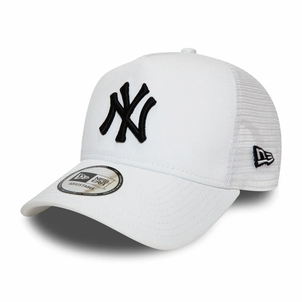 New Era New York Yankees A Frame Adjustable Trucker Cap League Essential