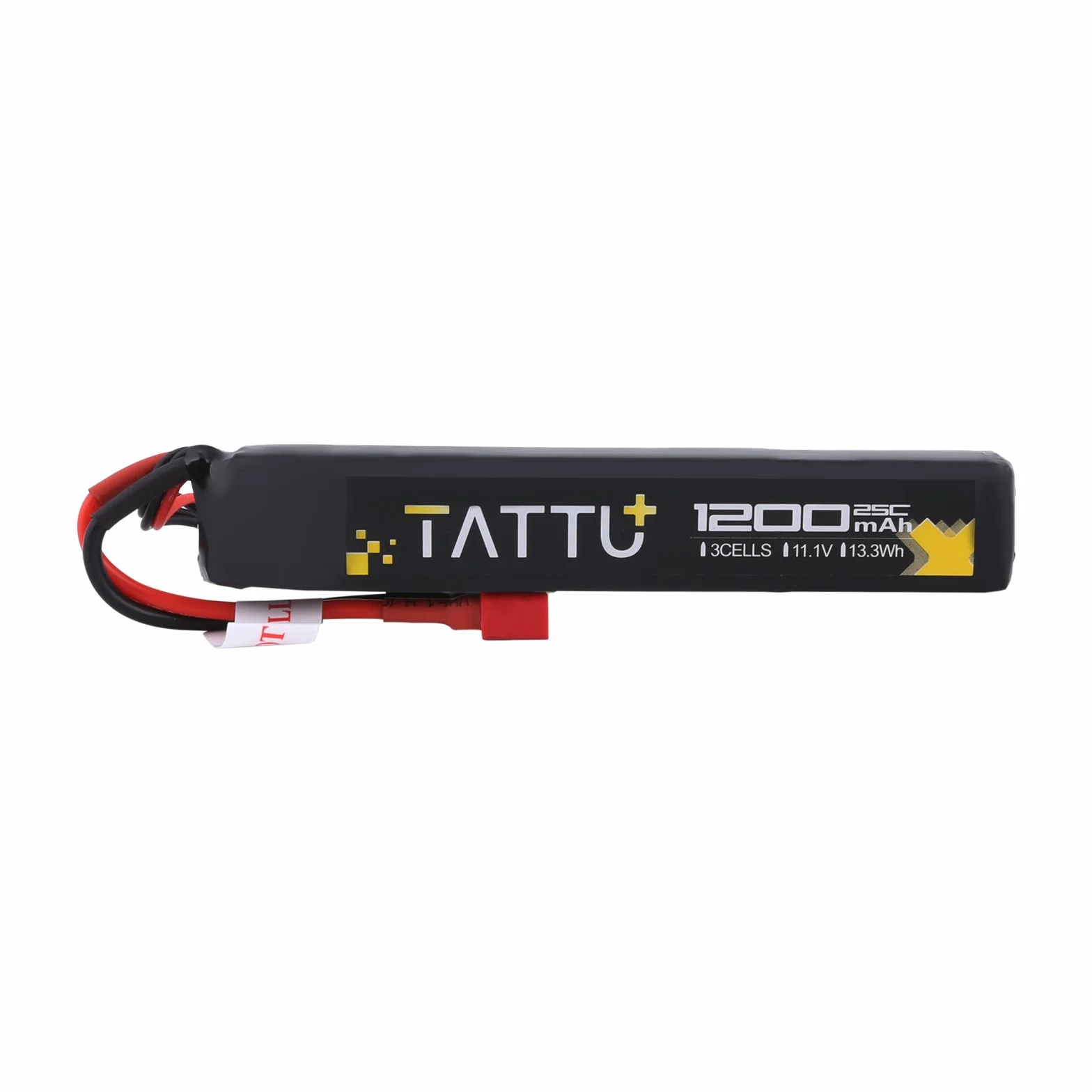TATTU 11.1V LiPo Akumulator Airsoft Stick 3S 1200mAh 25C z złączem Deans