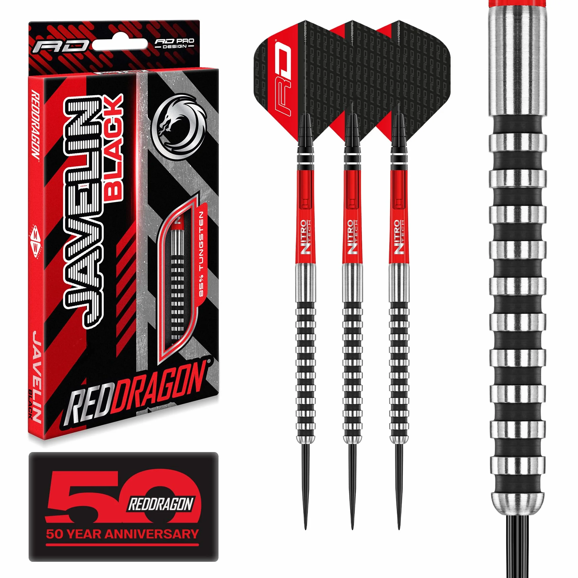 RED DRAGON Seria Javelin zestaw rzutek wolframowych 20 g 22 g 24 g 26 g