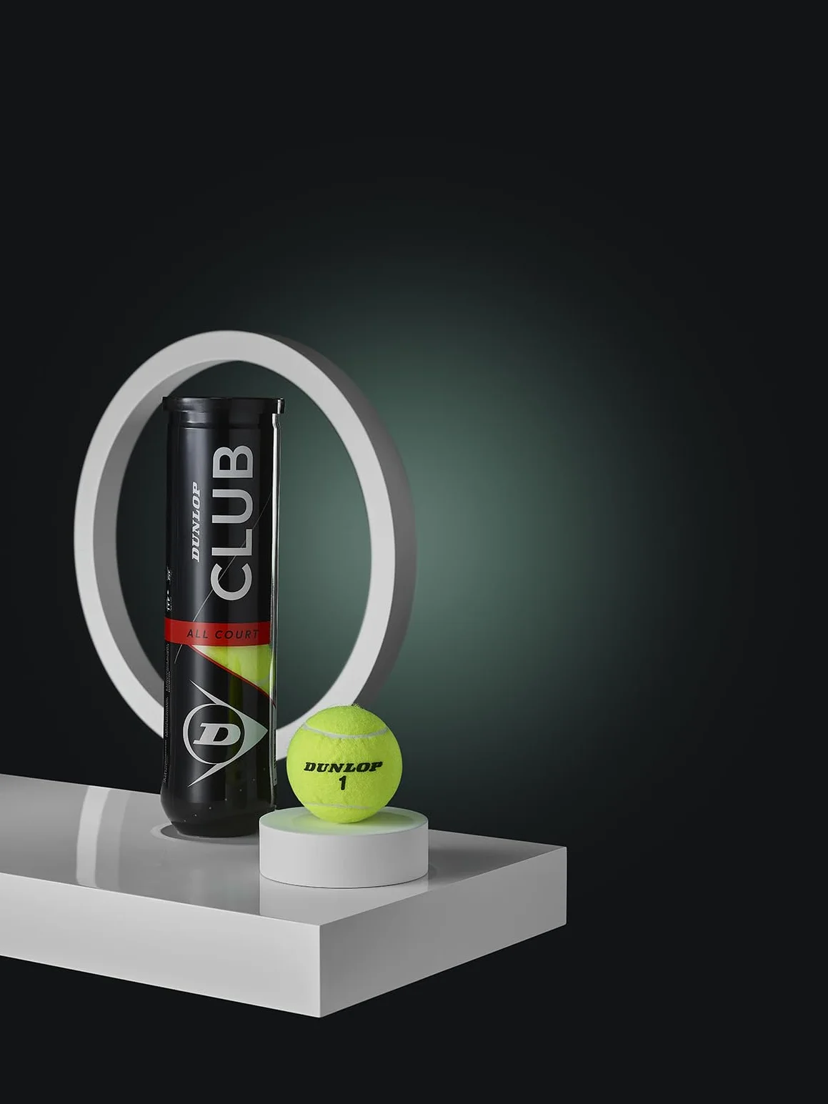Dunlop Piłka Tenisowa Club All Court, 4 Piłki dla Zwierząt