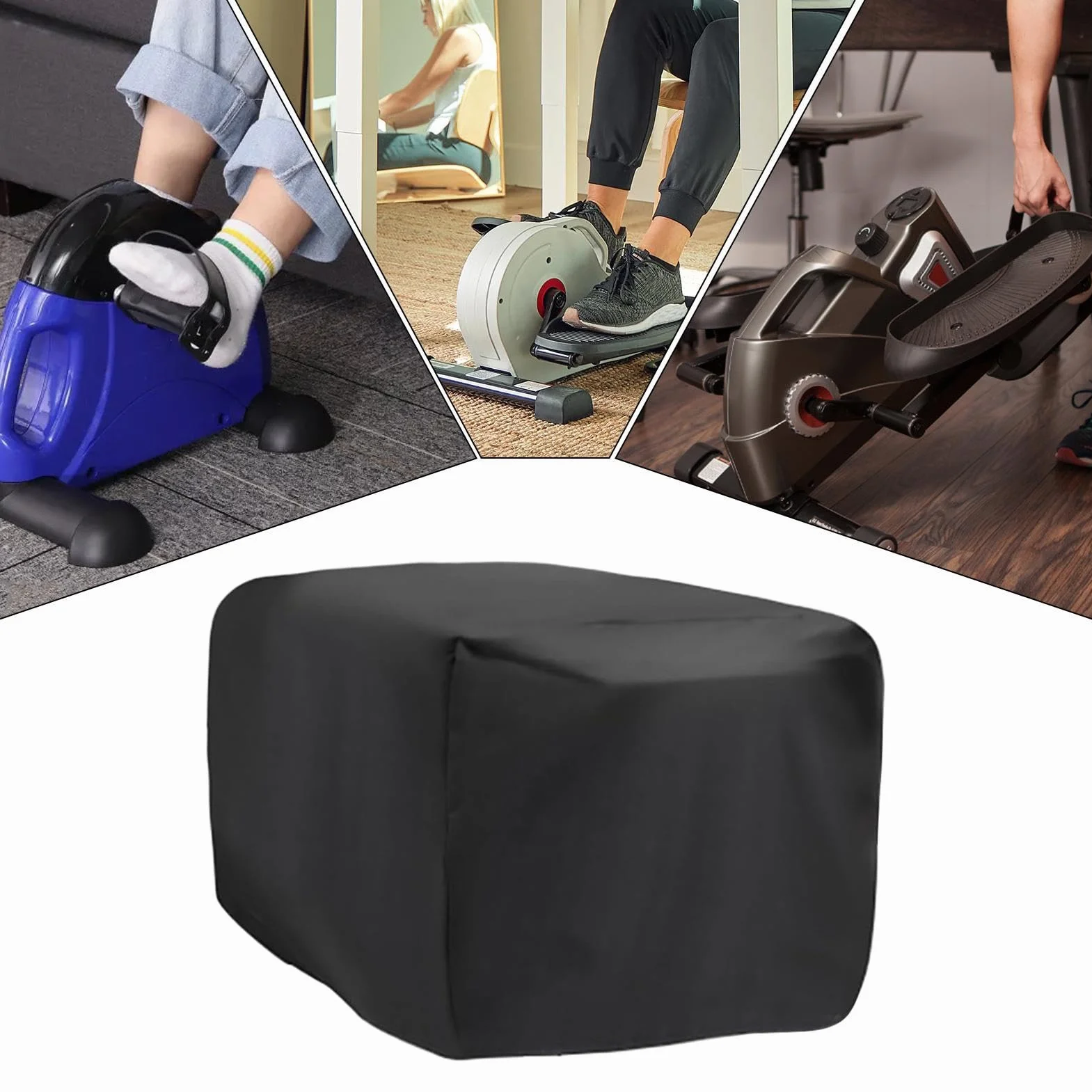 Pokrowiec eliptyczny - pyłoszczelny pokrowiec na steppery, lekki ochraniacz na sprzęt do treningu fitness, pokrowiec na kroki z tkaniny Oxford do studia, salonu i siłowni, pokrowiec na sprzęt fitness