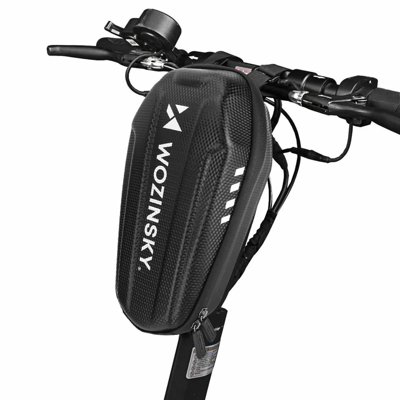 WOZINSKY Torba na skuter elektryczny Xiaomi MI Mijia M365, wodoszczelna, torba do Sedway Ninebot E ES1/ES2/ES3/ES4 3L