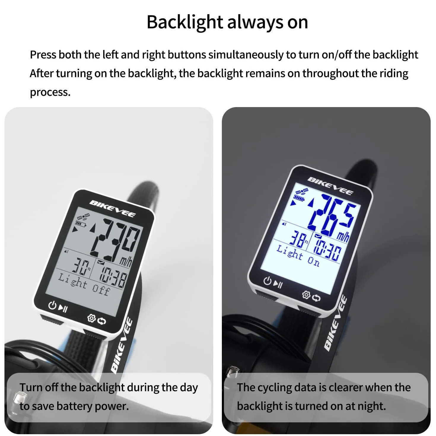 Bezprzewodowy komputer rowerowy IPX7, 6.1 cm LCD prędkościomierz MPH km/h