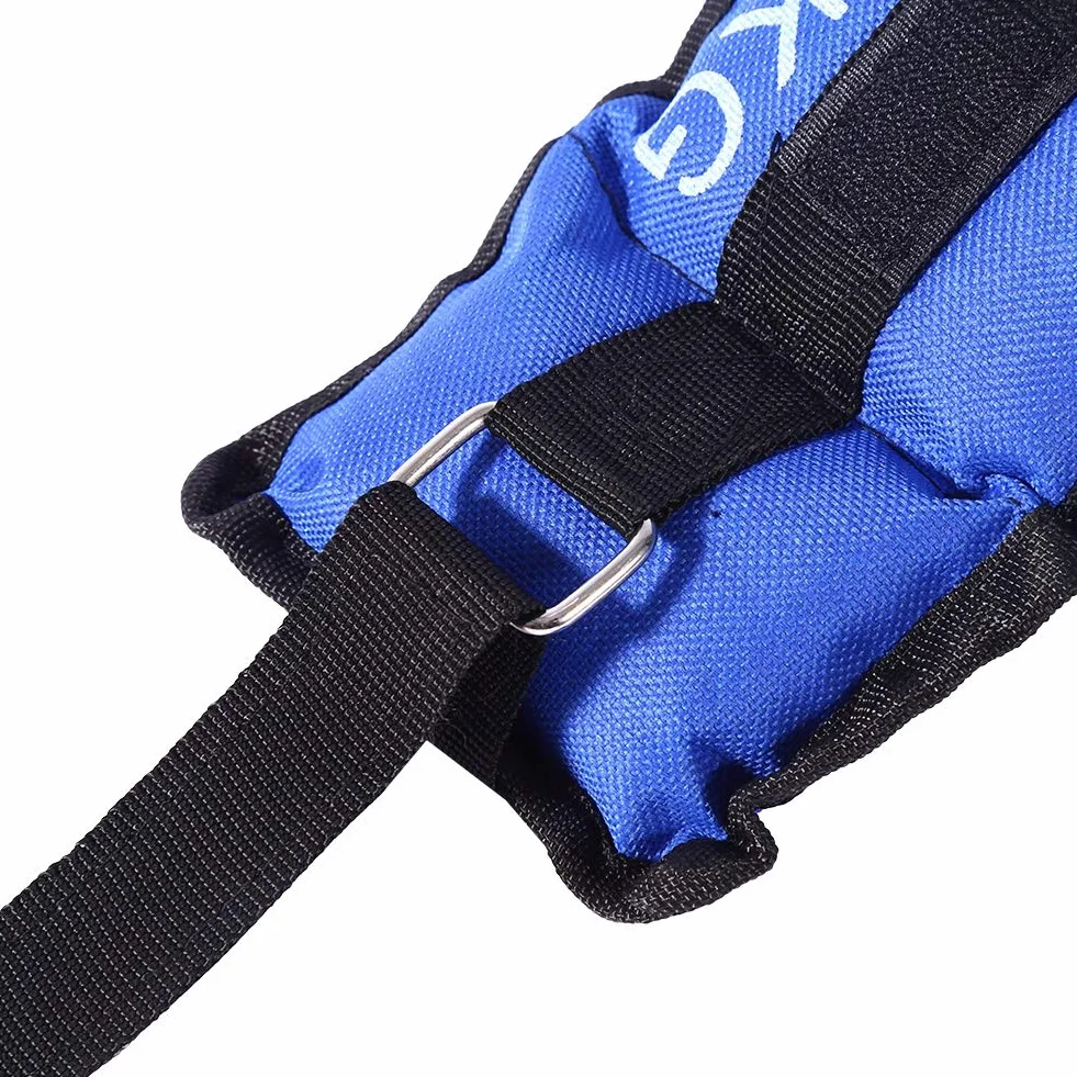 2 szt. obciążników na nadgarstki i kostki, 1 kg, regulowana, obciążniki do kostki/nadgarstka, do fitnessu, ćwiczeń, spacerów, joggingu, siłowni, aerobiku, gimnastyki, niebieskiego