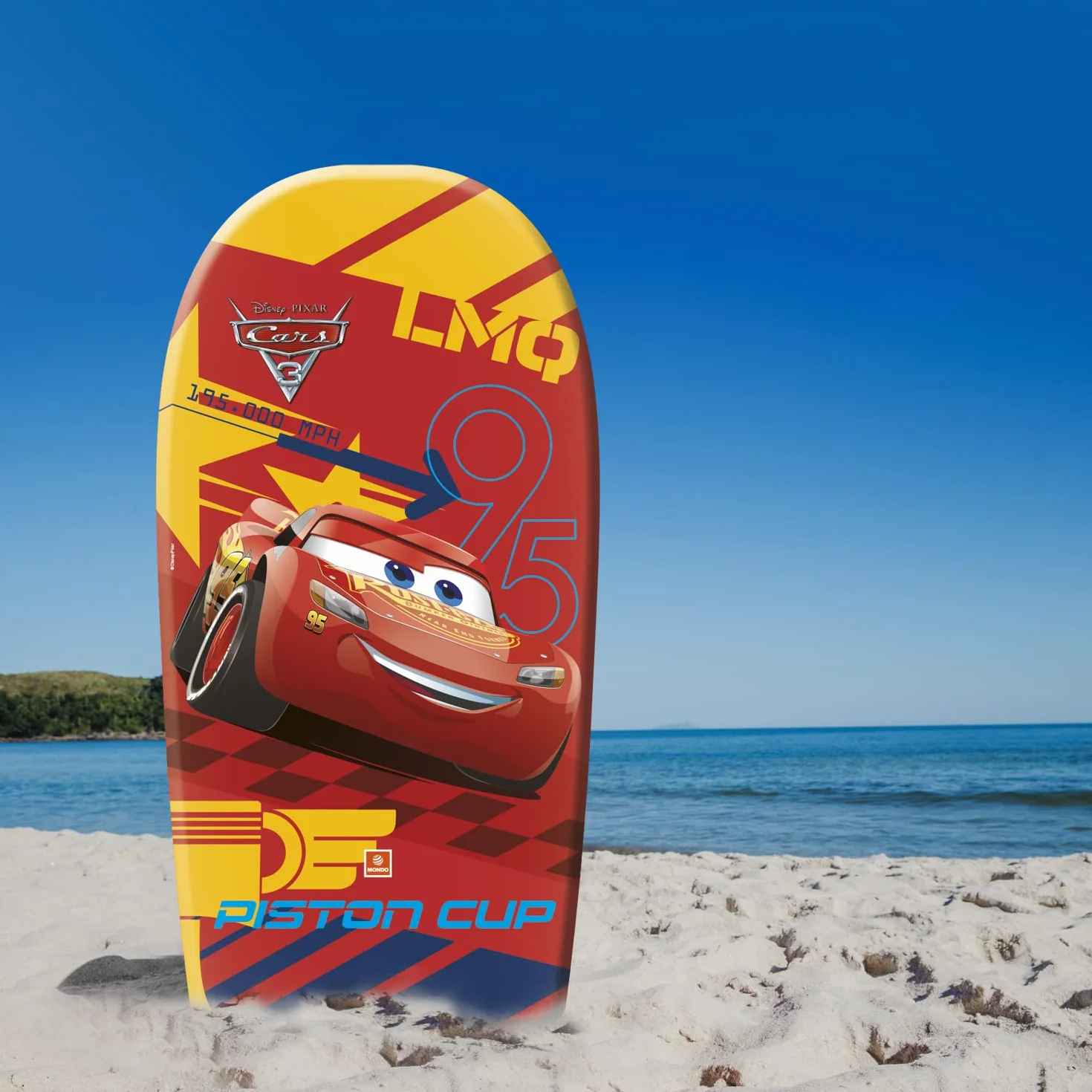 BODY BOARD 94 CARS - Mondo Toys - Samochody Disneya - Gry wodne dla dzieci