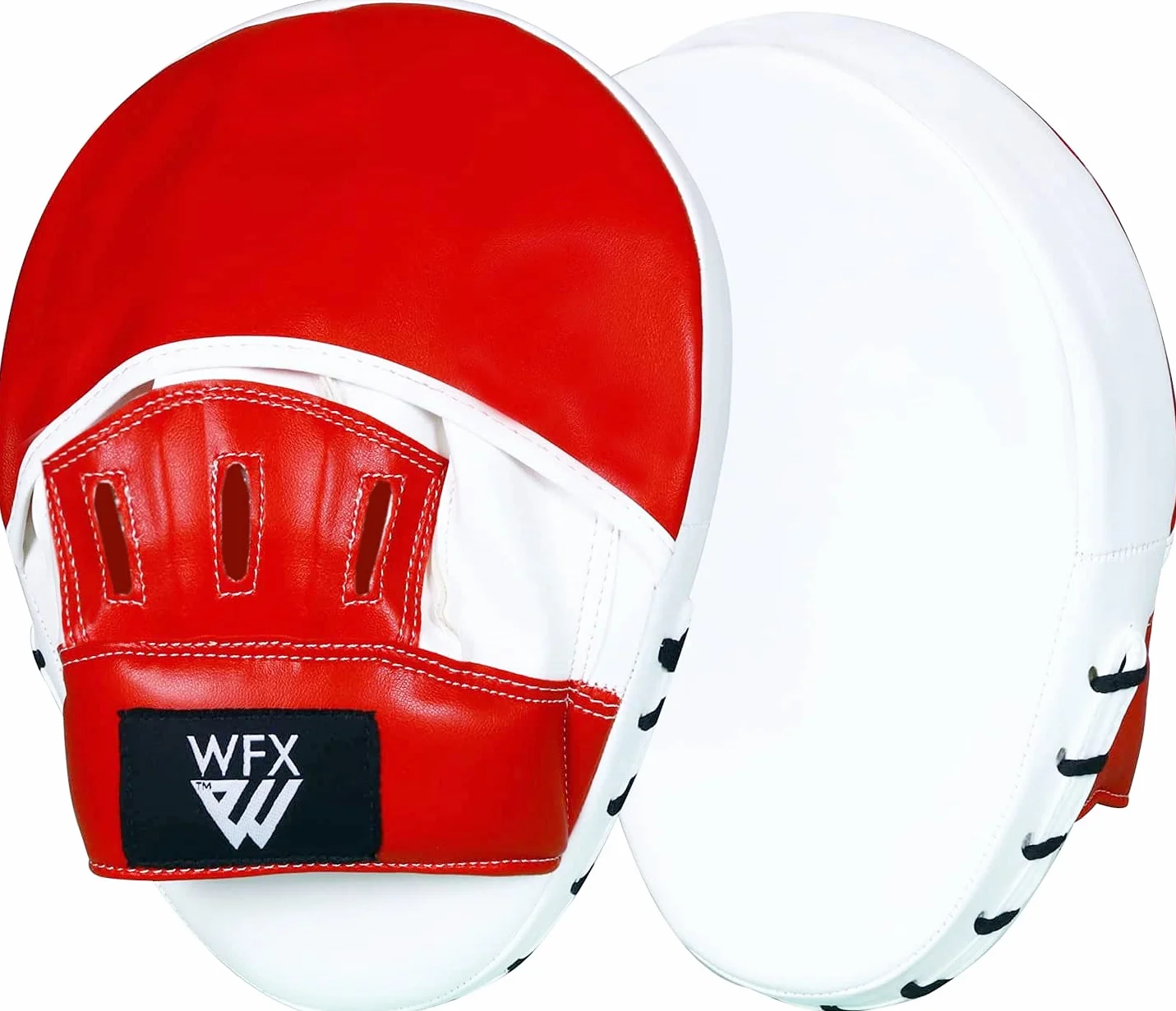 WFX Podkładki bokserskie skóra haczyk wykrojnik torba cel trening zakrzywiona osłona dłoni Muay Thai MMA