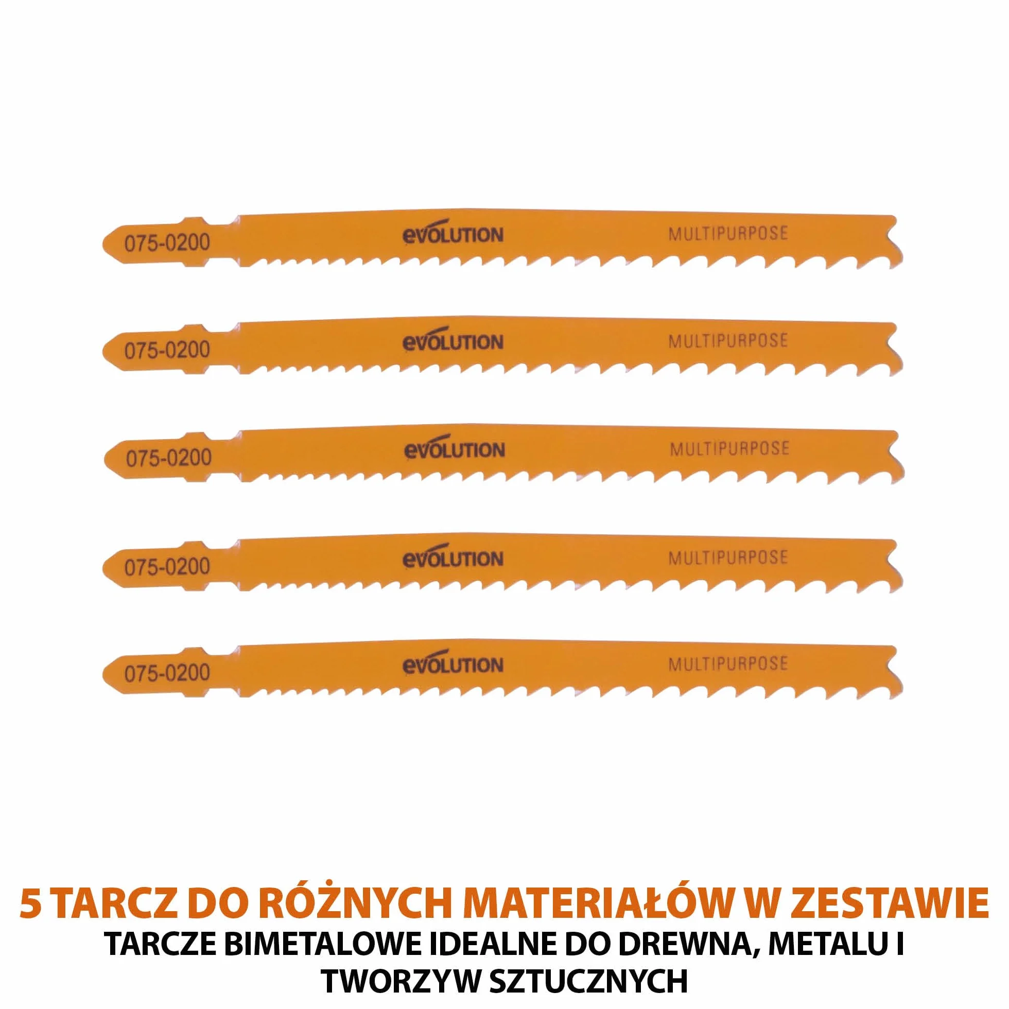 Evolution Power Tools Bezprzewodowa wyrzynarka R90JGS-Li z 5 tarczami