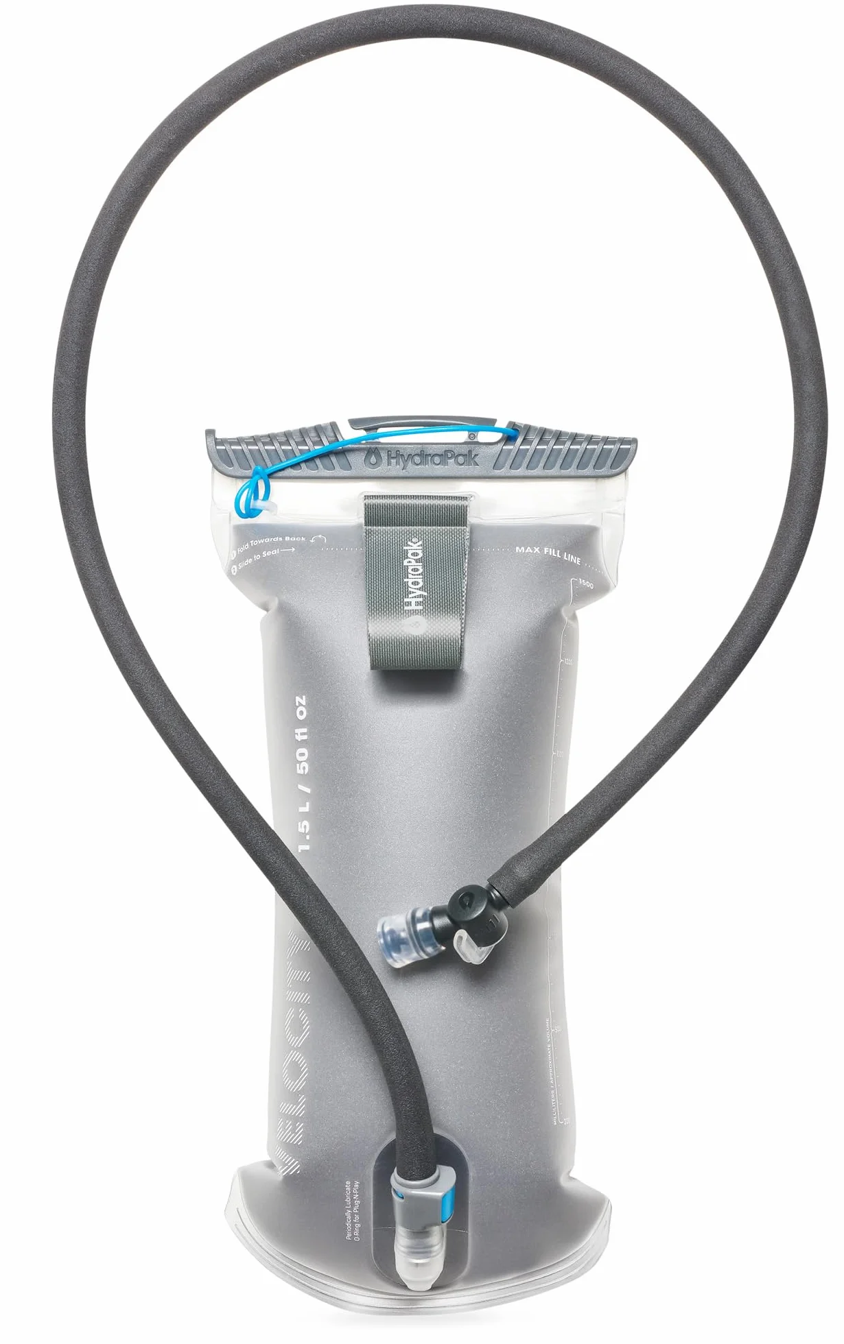 HydraPak Velocity IT (zbiornik wodny 1,5 l lub 2 l), izolowany pęcherz wodny/zbiornik na wodę do zestawu nawadniającego, samouszczelniający się zawór zgryzowy, szczelny i nadaje się do mycia w