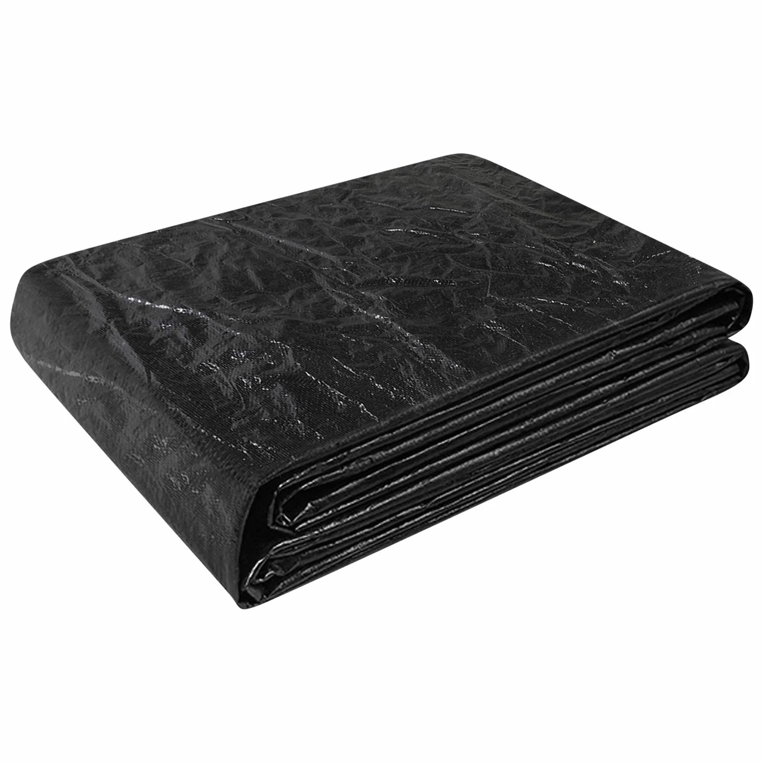SONGMICS Osłona Ø 244 305 366 cm na trampolinę, plandeka z otworami odpływowymi, plandeka chroniąca przed słońcem, liśćmi, śniegiem i brudem, elastyczne taśmy i haczyki, czarna