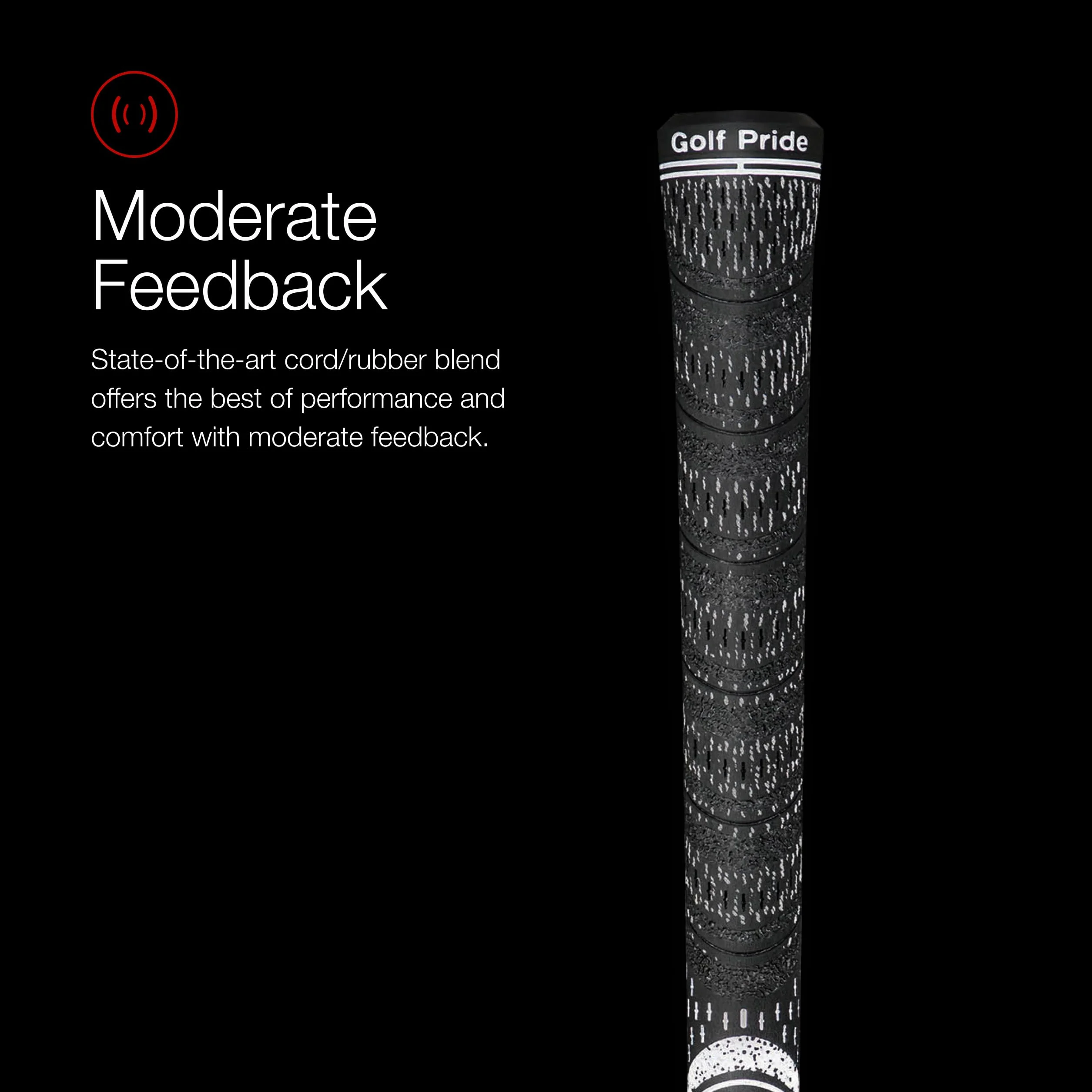 Golf Pride MCC Multi Compound Golf Grip szary czerwony