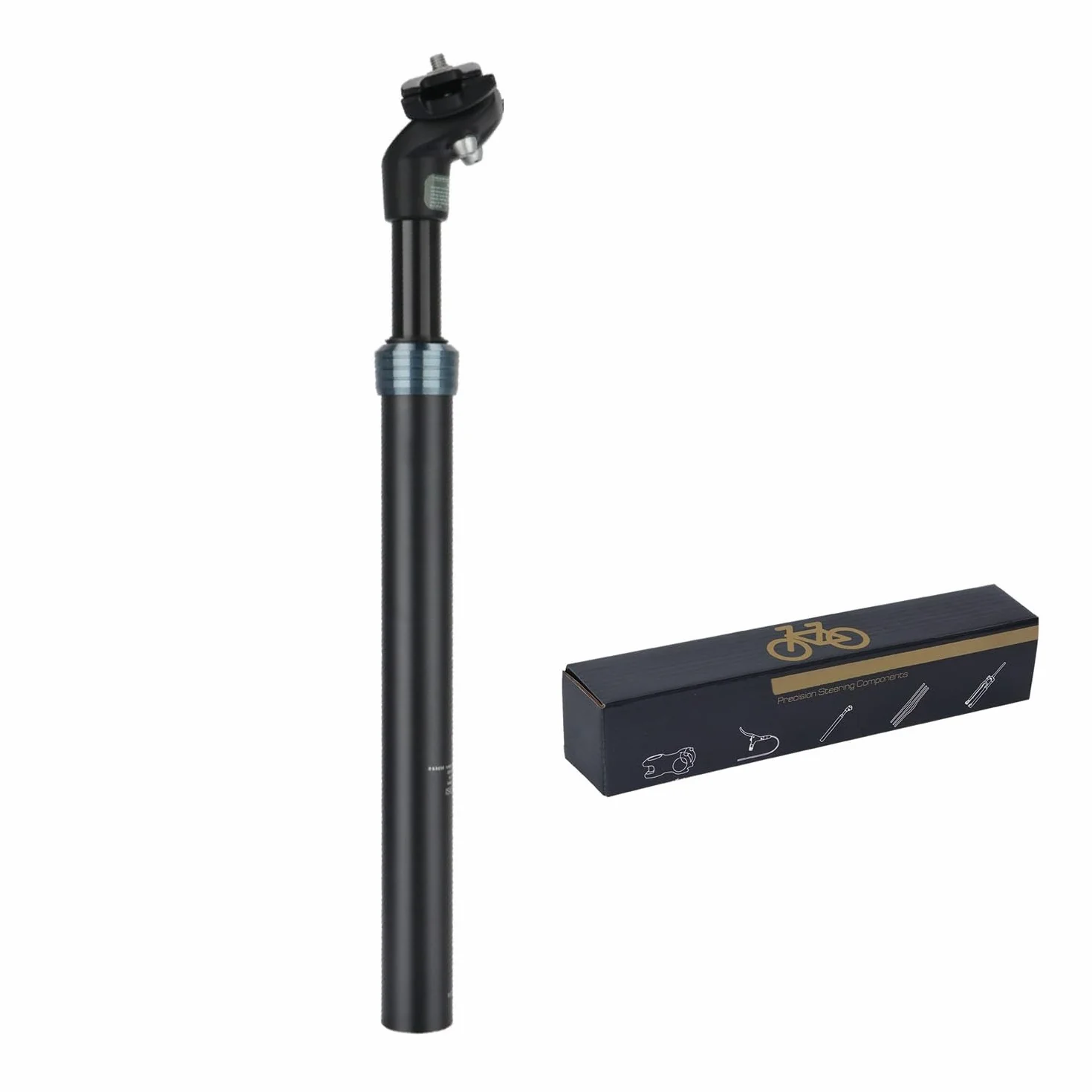 Sztyca podsiodłowa amortyzowana rowerowo, sztyca amortyzowana olejowo-hydraulicznie 27,2 28,6 30 30,4 30,9 31,6 33,9 mm, wysokiej jakości efekt amortyzacji Pasuje do szerokiej gamy rowerów