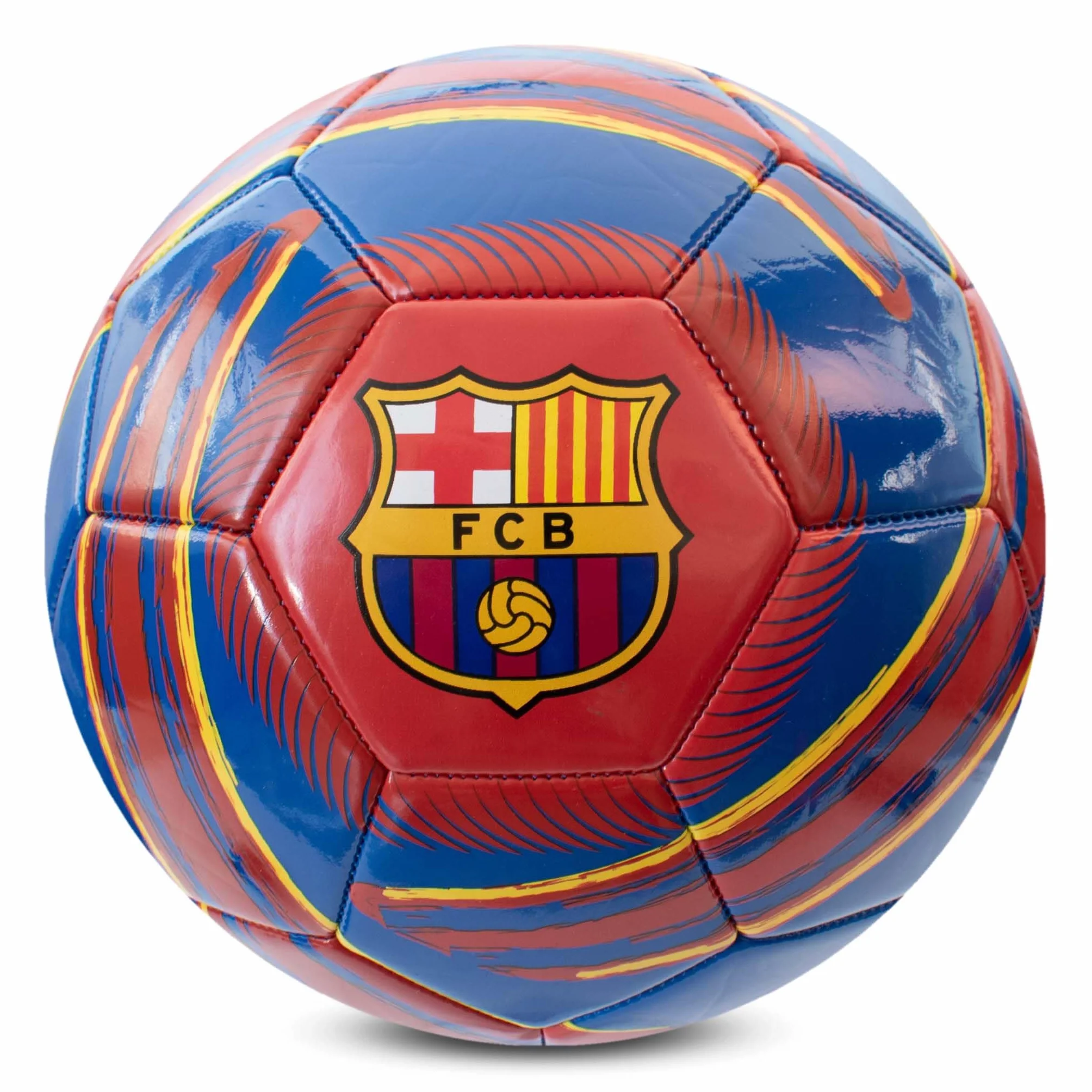 Hy-Pro Oficjalnie licencjonowana piłka nożna FC Barcelona Cyclone | rozmiar 5, Barca, trening, mecz, towar, kolekcjonerski dla dzieci i dorosłych