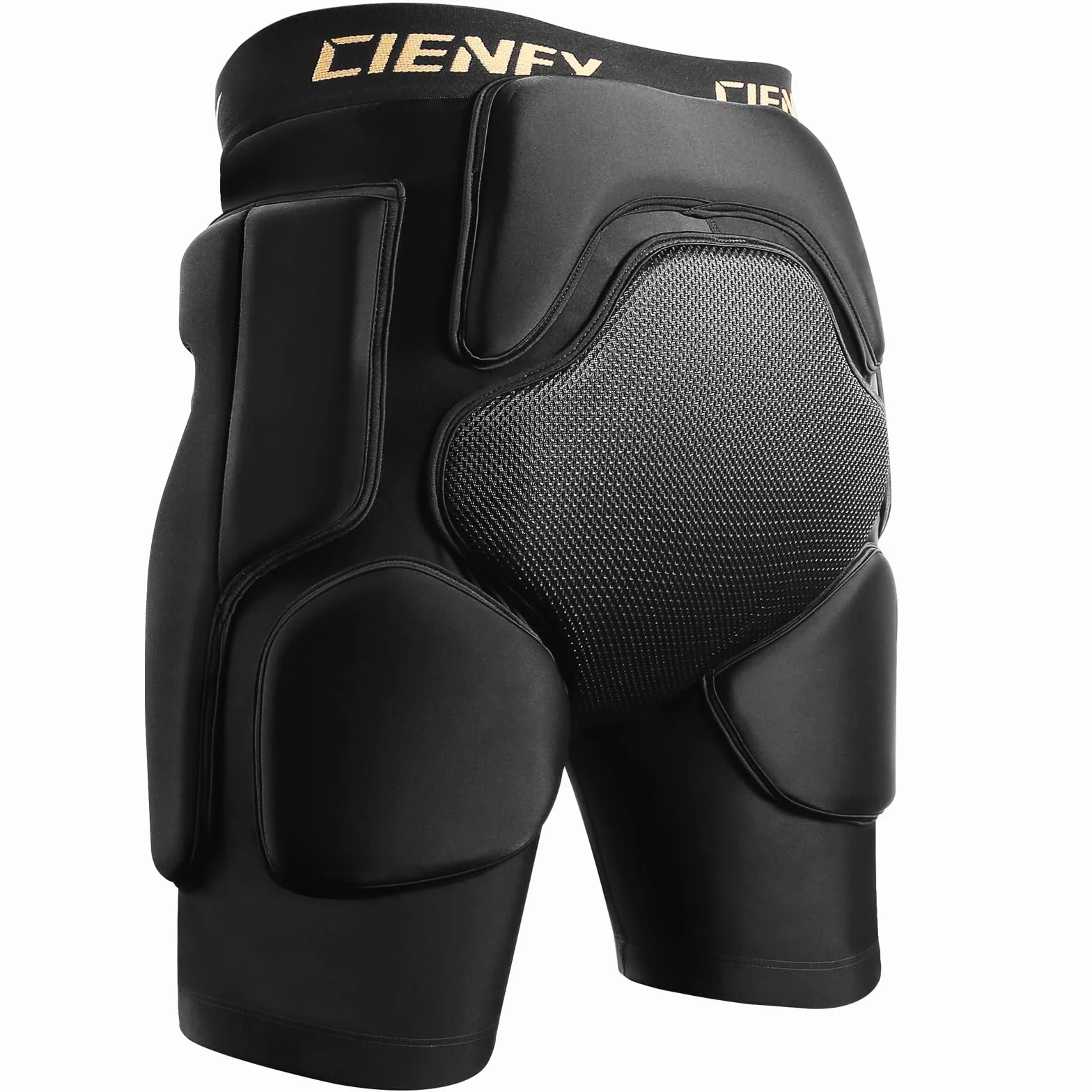 Cienfy 3D Hip Protective Padded Shorts EVA Tailbone Pad Impact Gear