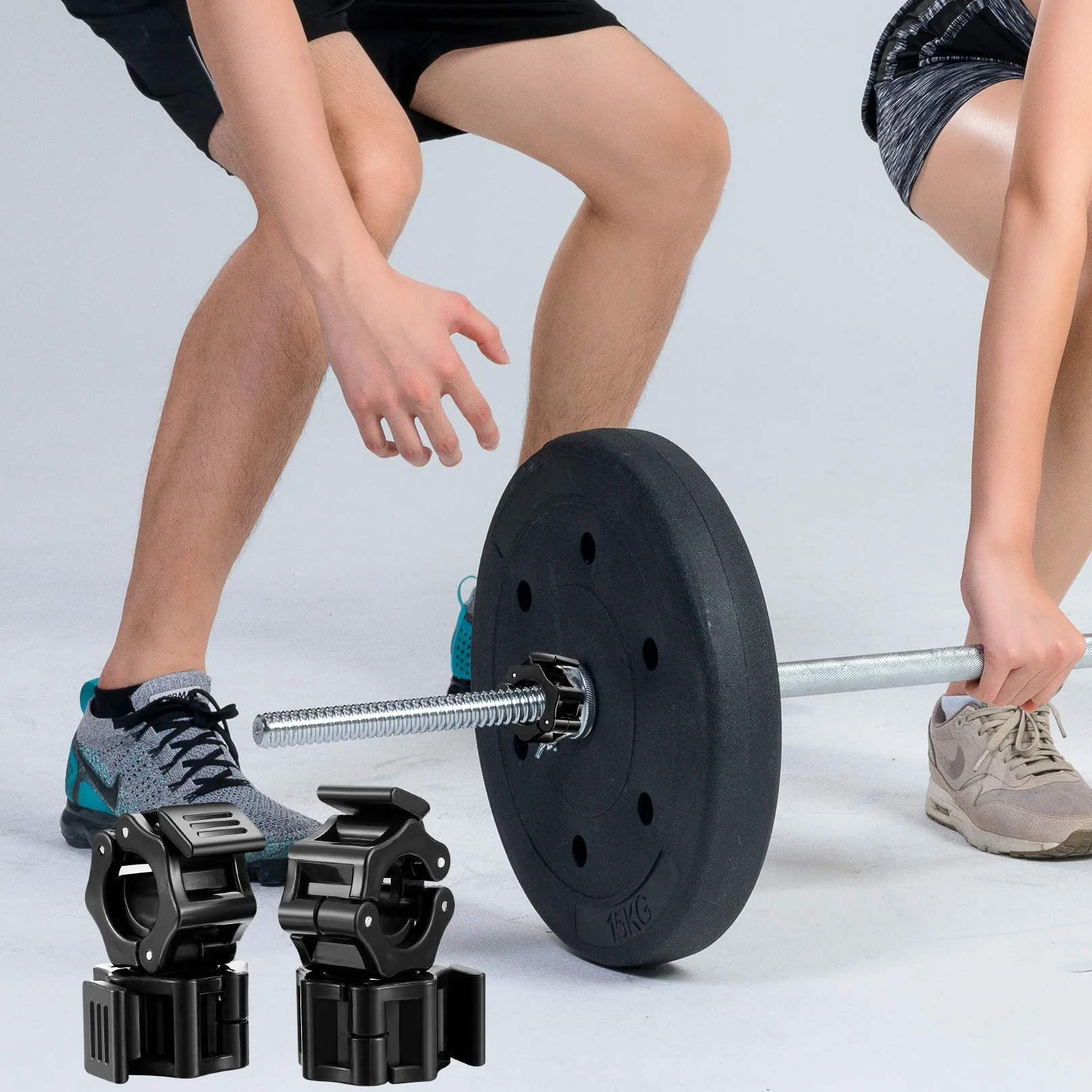 Zaciski do hantli 30mm, klipsy szybkozłączne do sztangi, akcesoria fitness