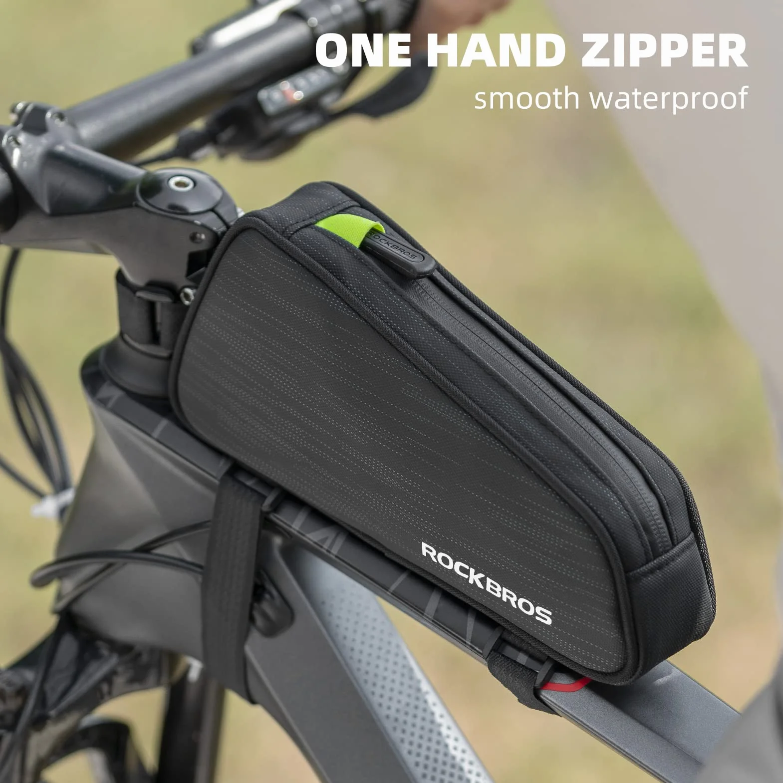 ROCKBROS Torba na Ramę Rowerowa na Górną Rurę Wąski Kształt MTB 1,1 L