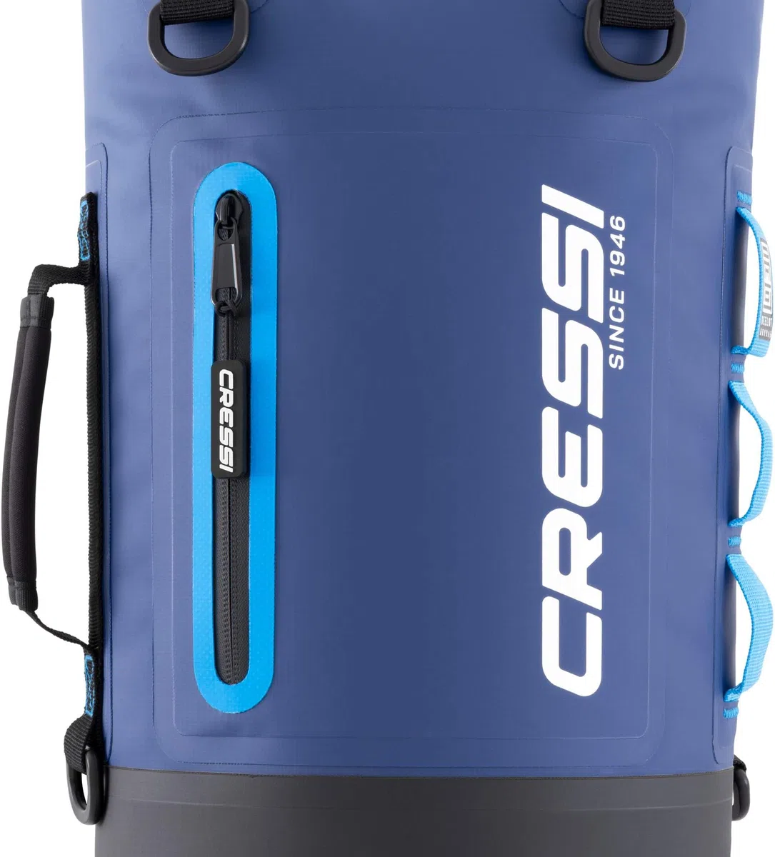 CRESSI since 1946 - Ocelot Dry Bag - Unisex Dry Waterproof Bag for Sea, Boat and Water Activities, Available in Small, Medium and Large Sizes, Blue/Light Blue 20 L