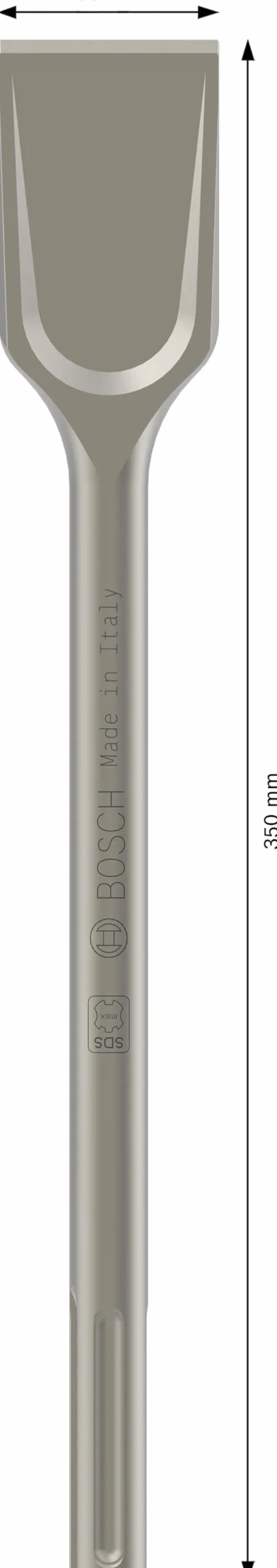Bosch dłuto szpadełkowe SDS Max 50 x 350 mm do wiertarek udarowych