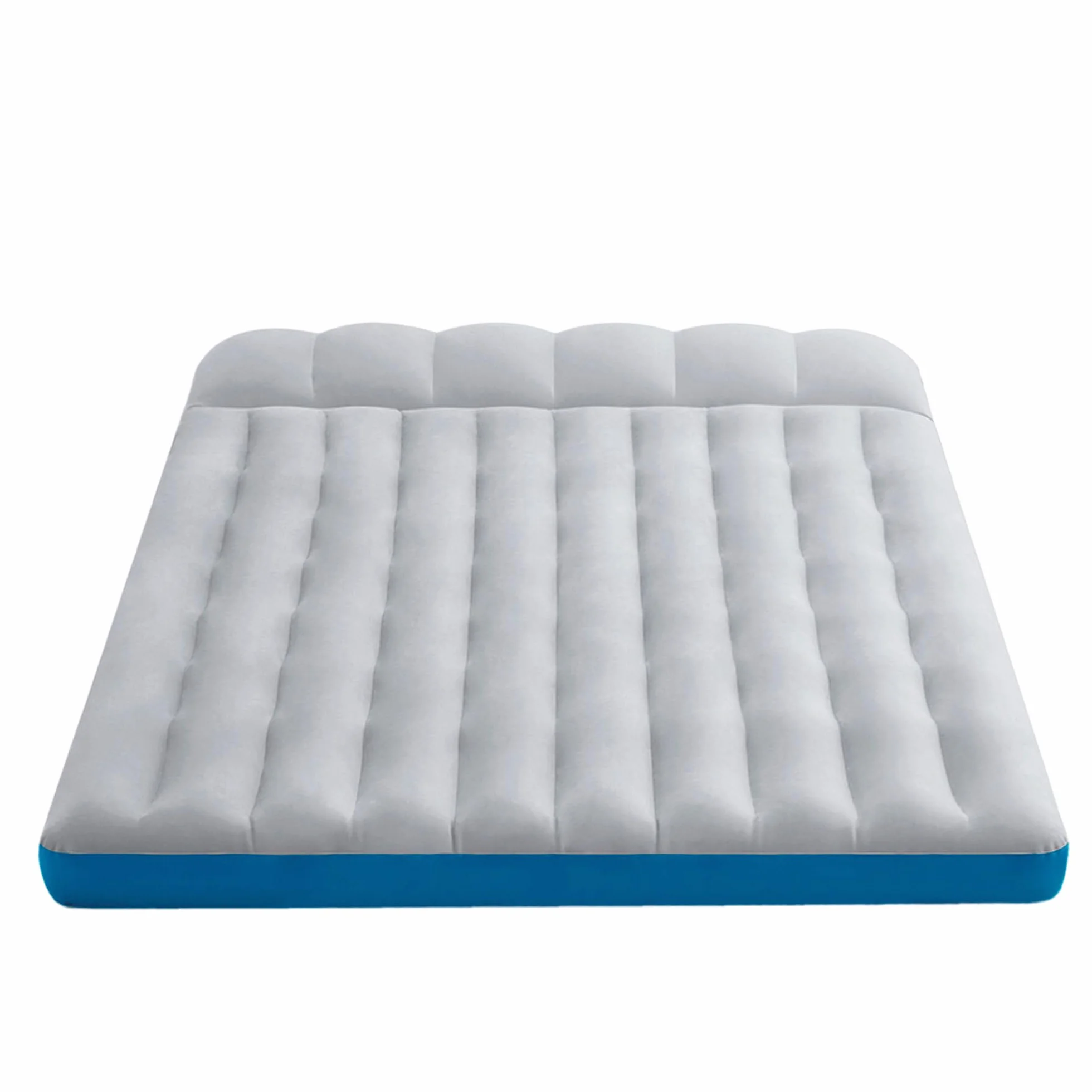 Intex 67999 Materasso Matrimoniale Camping Laminato 193 x 127 x 24 cm Grigio/Blu