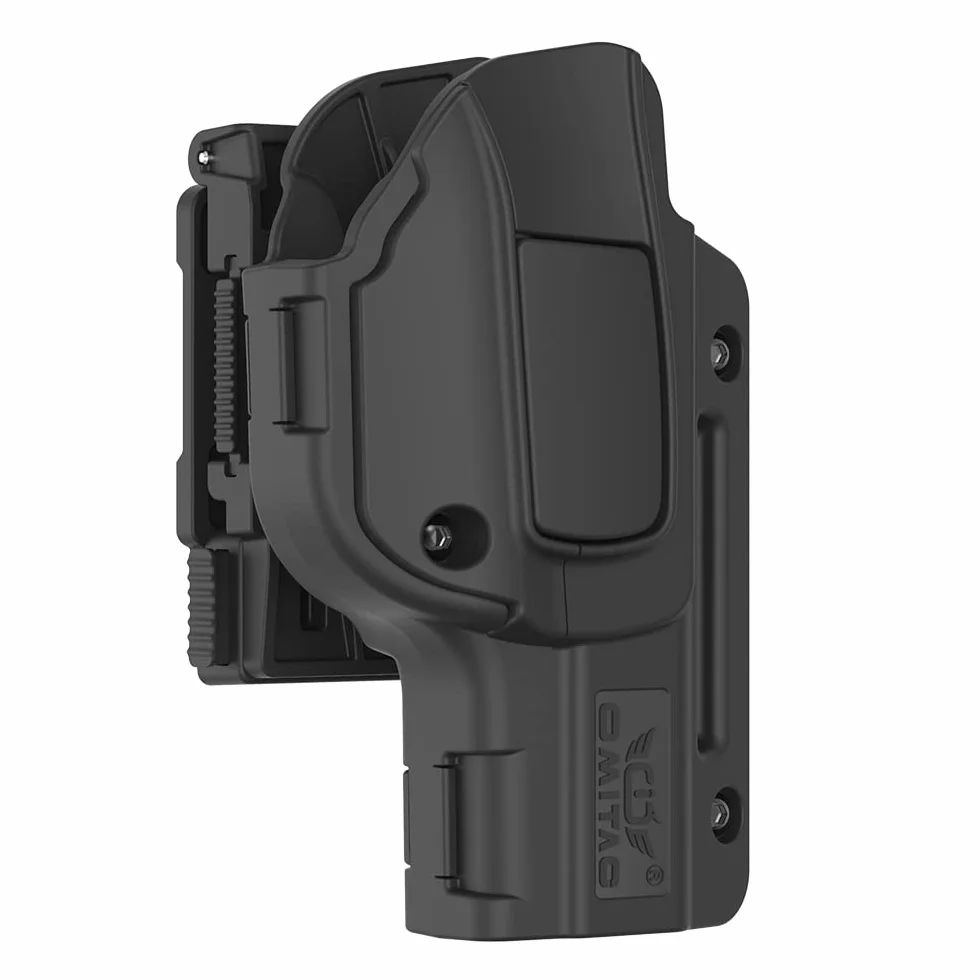 Obrót o 360° Glock17 Kabura do Glock17, 22, 31 Gen 1-4 i G17 Gen5 - Prawa ręka OWB klips do paska ukryty do noszenia