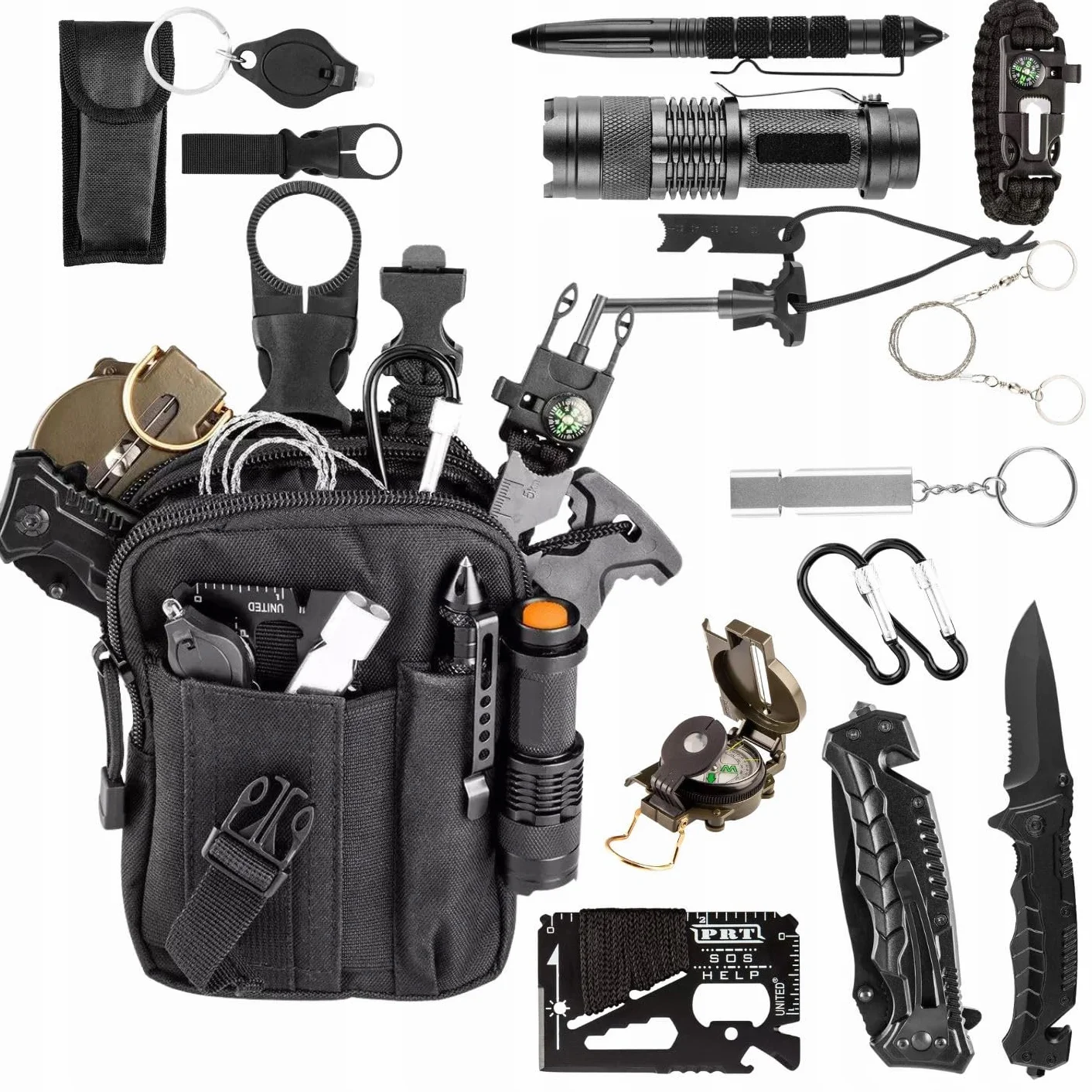 NEO TOOLS Zestaw survivalowy wielofunkcyjne narzędzie