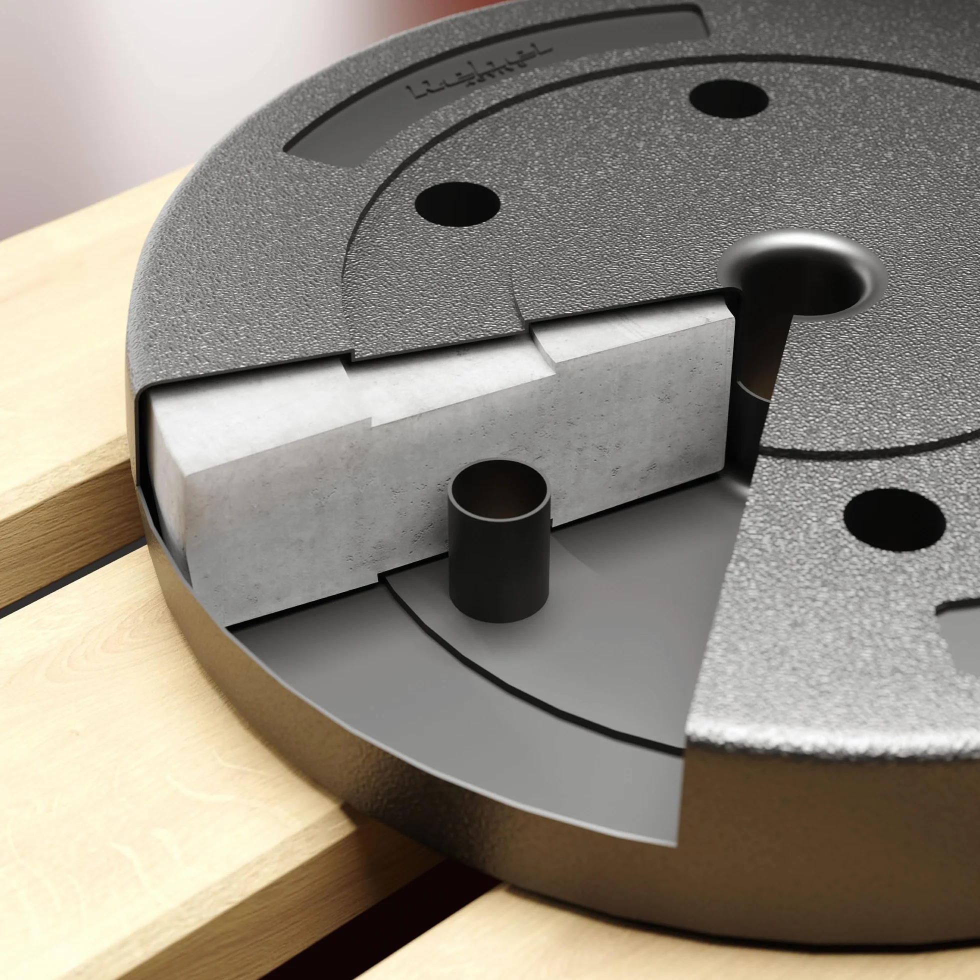 Rebel Electro Obciążenie Bitumiczne Zestaw Obciążeń 2x15kg 30kg 31mm Talerze RBA-2104