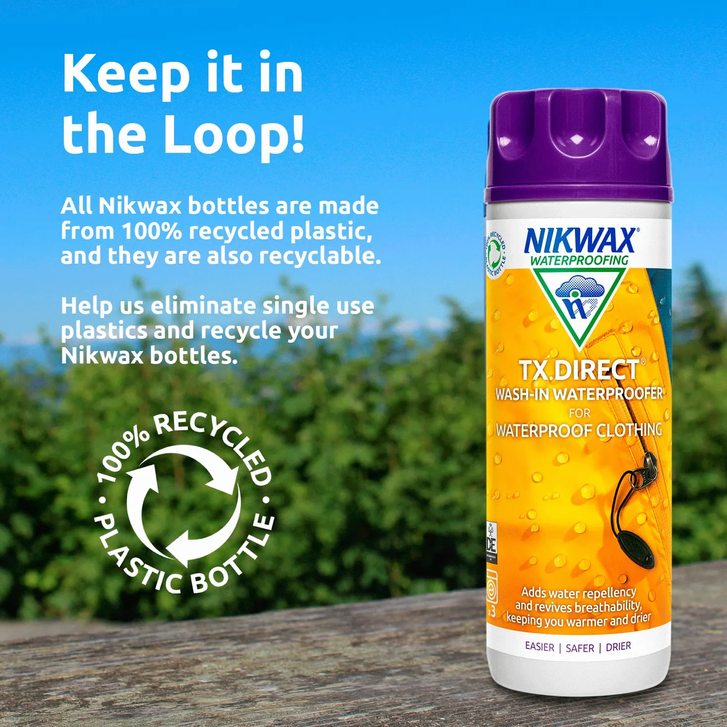 Nikwax Tx Direct Wash-In NI251 Neutralny Jeden rozmiar
