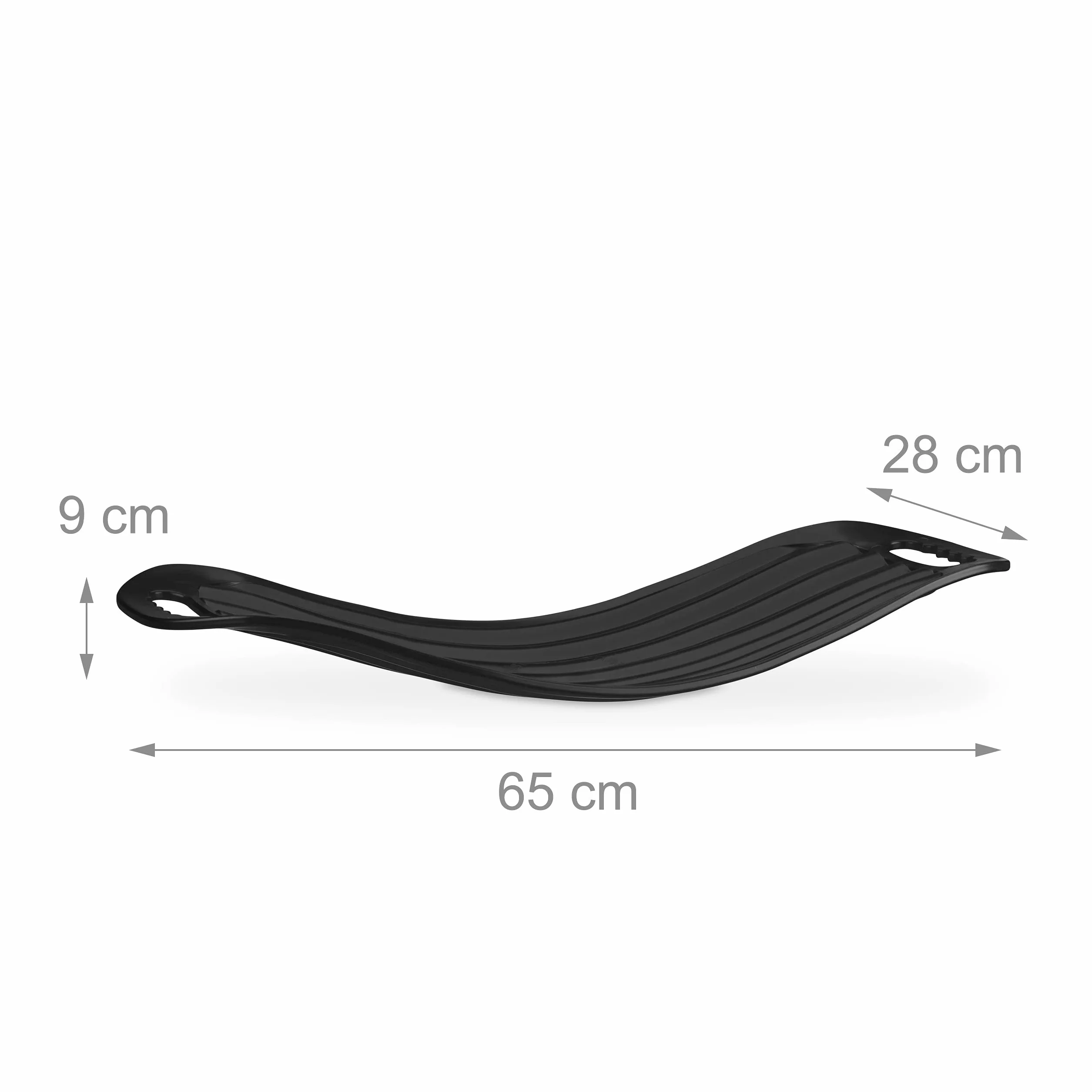 Relaxdays Twist Board, poręczna deska do balansowania do treningu całego ciała, obciążalna deska XL do 150 kg, niebieska