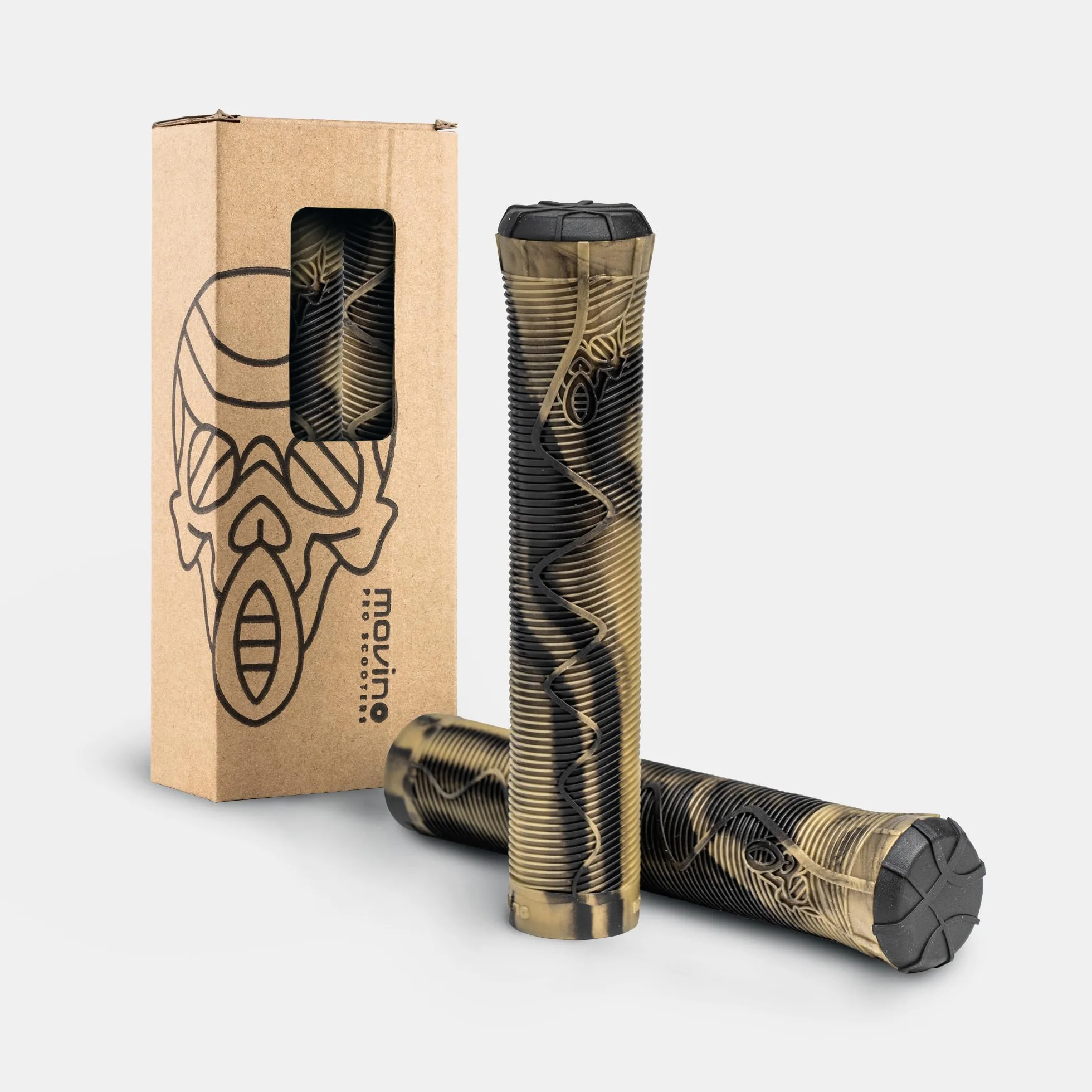 Movino Gripy do kierownicy Hulajnogi Wyczynowej 2 sztuki 160 mm Guma termoplastyczna Antypoślizgowe