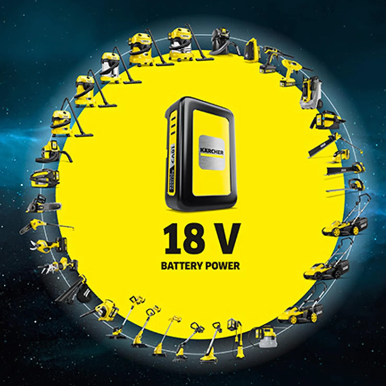 Kärcher Lampa wielofunkcyjna akumulatorowa MFL 2-18, 280 lumenów, USB C, USB A, 18 V