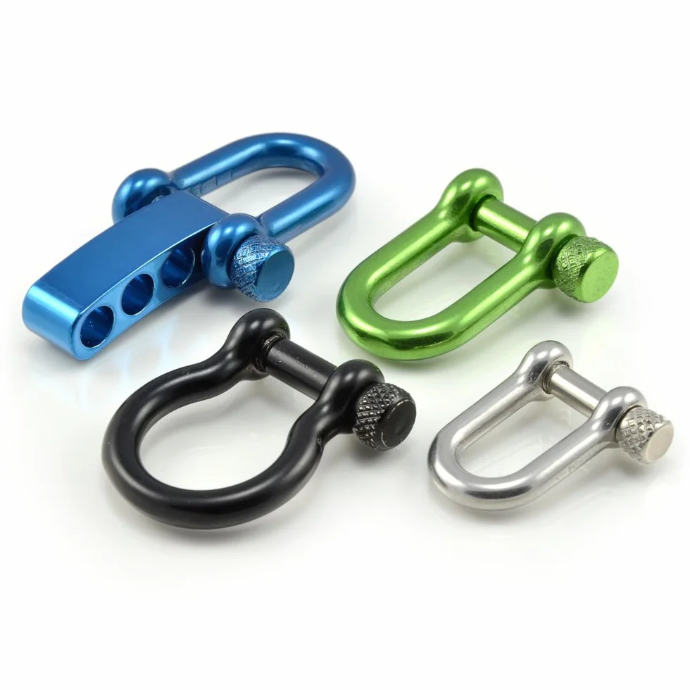 Ganzoo szekla prosta ze stali nierdzewnej, czarny, zestaw 3 szt., regulowane zamknięcie obrotowe na śrubę, rozmiar M, otwór 19 x 10 mm, grubość 5 mm, 23 g