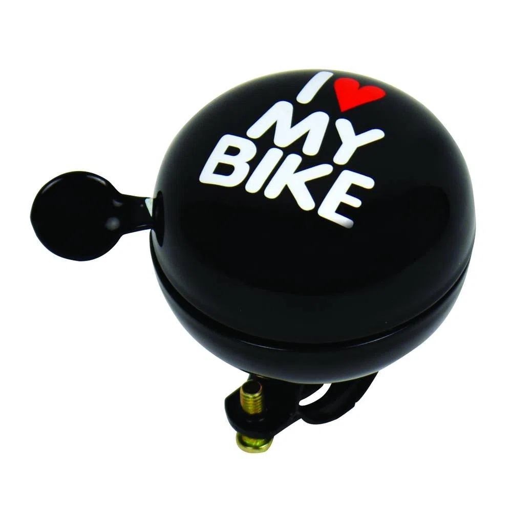 Dresco 5250104 dzwonek rowerowy Dingdong I Love My Bike 80 mm