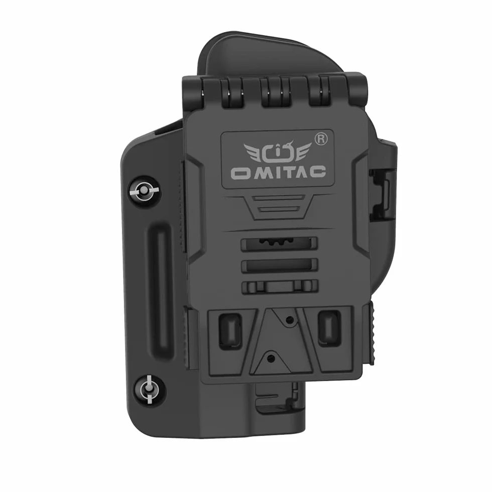 G19 Obracany o 360 ° etui do Glock 19 G23 G32 Gen 1.2,3,4 G19 gen5, taktyczne etui OWB Level 2 prawo ręka automatyczna blokada / indeks zwolniony pas zewnętrzny ukryty pokrowiec