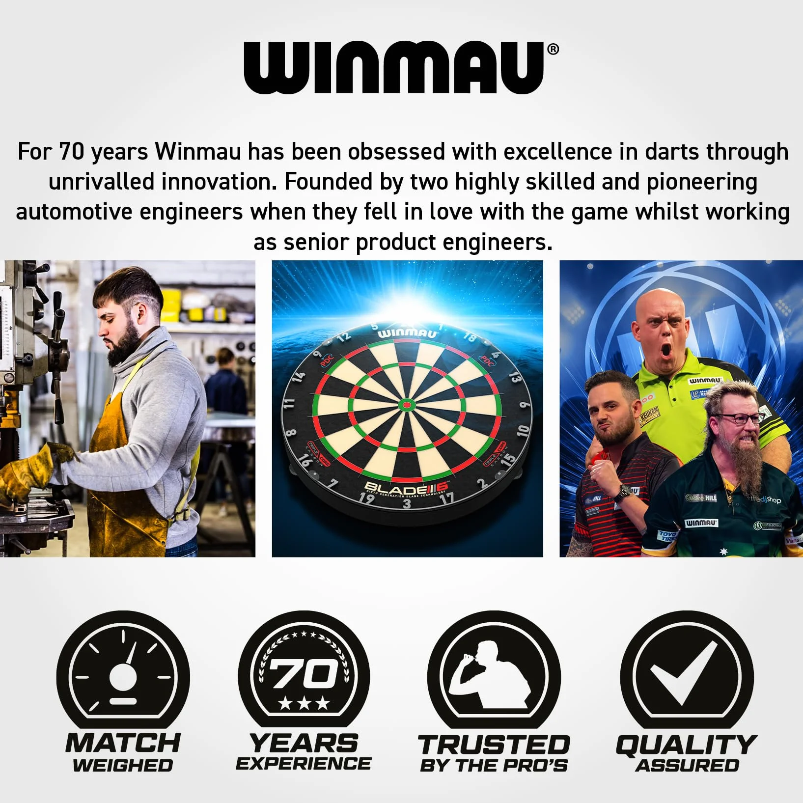 Winmau Maty do rzutek z liniami oche i ochroną podłogi