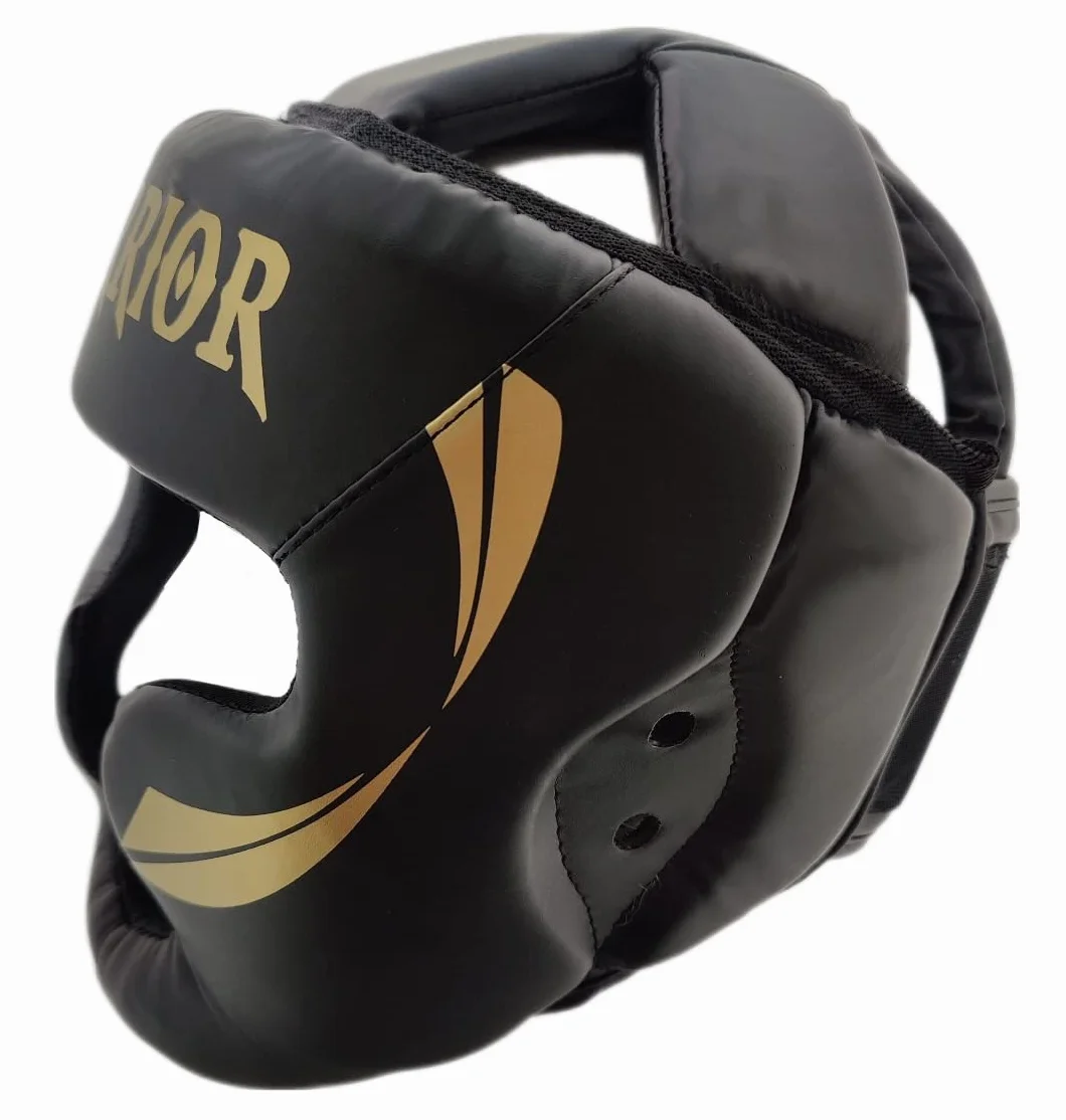 Kask bokserski z ochraniaczami MMA Muay Thai Kick Boxing Sparing Całkowita Ochrona