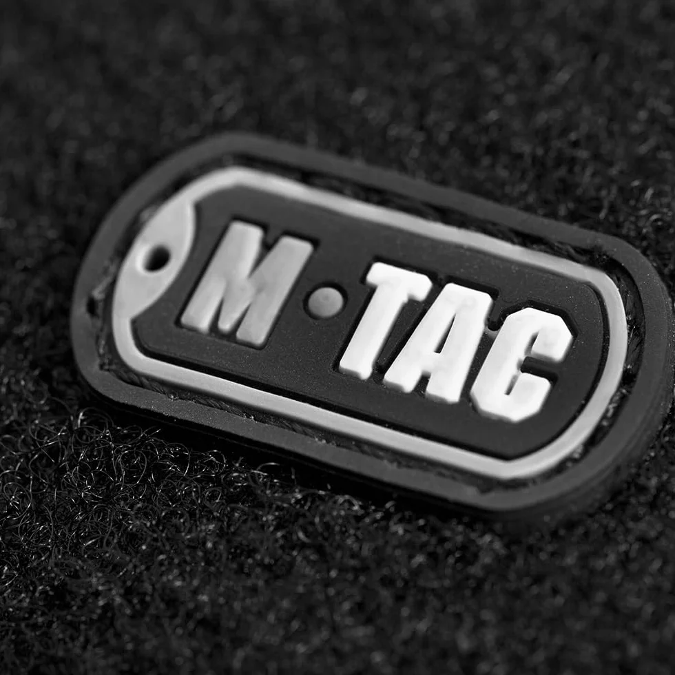 M-Tac EDC kabura na pistolet, torba na ramię z zapięciem na rzepy, czarna – ukryta kieszeń na broń z 5 przegródkami, uniwersalne dopasowanie do pistoletów, czarna