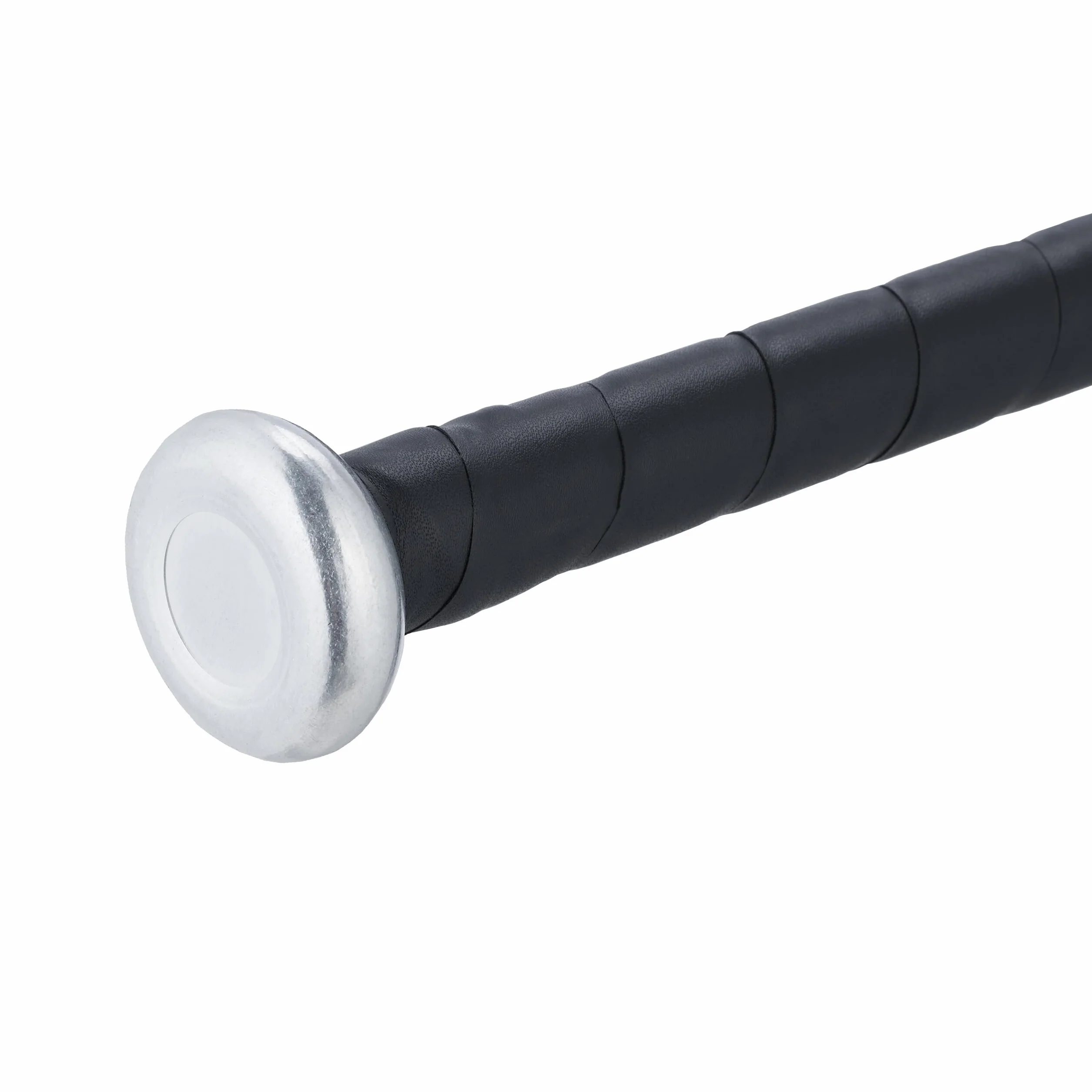 Relaxdays Kij baseballowy aluminiowy, antypoślizgowy uchwyt, 86 cm, metalowy kij baseballowy, srebrny