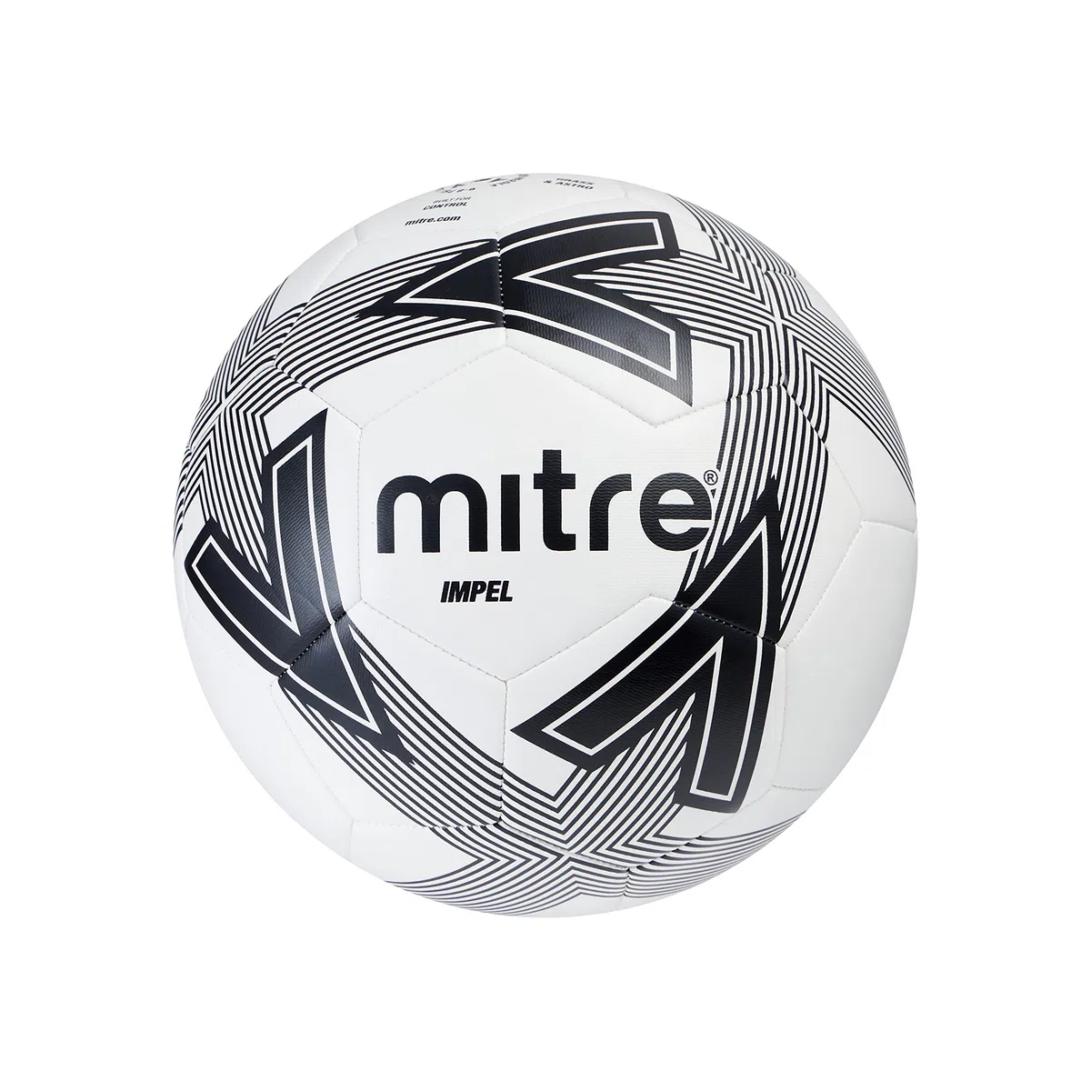 Mitre Impel L30P piłka nożna, bardzo trwała, zachowuje kształt, biały/czarny, 3