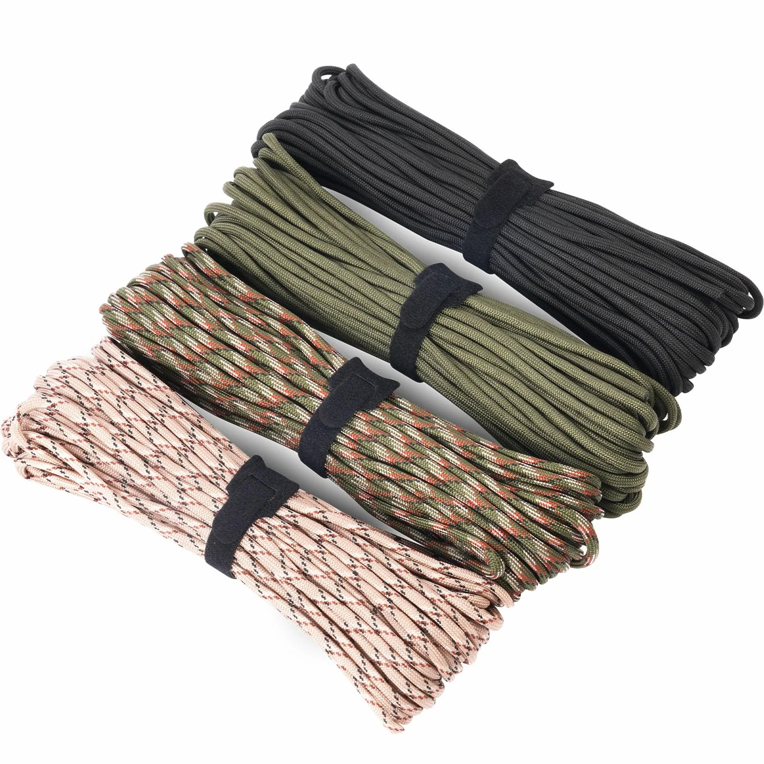 HOTUT Paracord 4 mm 7 nici 15 m typ III linka spadochronowa 250 kg nylonowa survival outdoor
