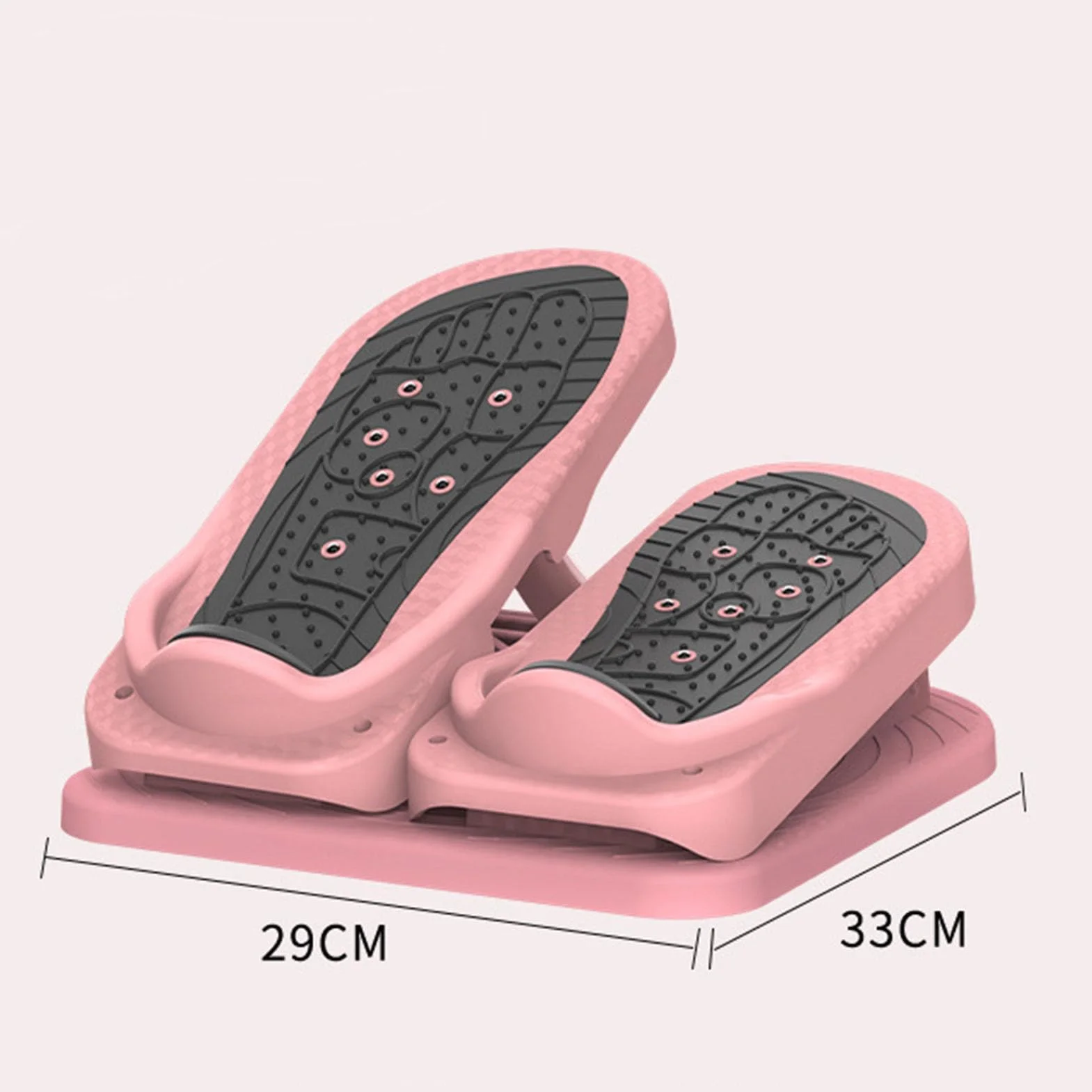 Mini stepper pod biurkiem pedał do ćwiczeń siedzący krokowy składany pedał antypoślizgowy stóp Stepper masaż Stepper/566 (Material : Blue, Size : Blue)