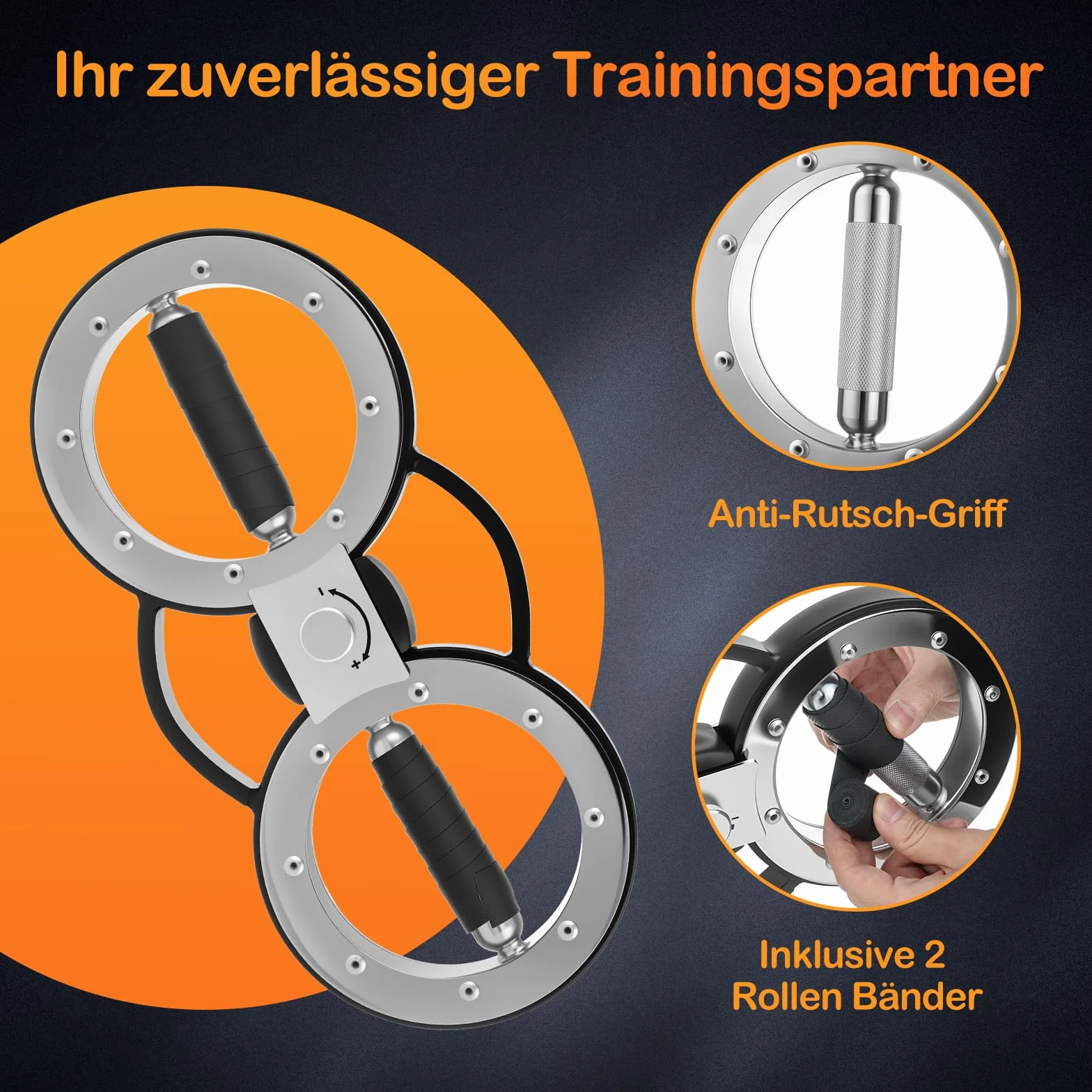 GOPLUS Burn Machine 5,35 kg rotator 360° regulowany opór trener dłoni i przedramion