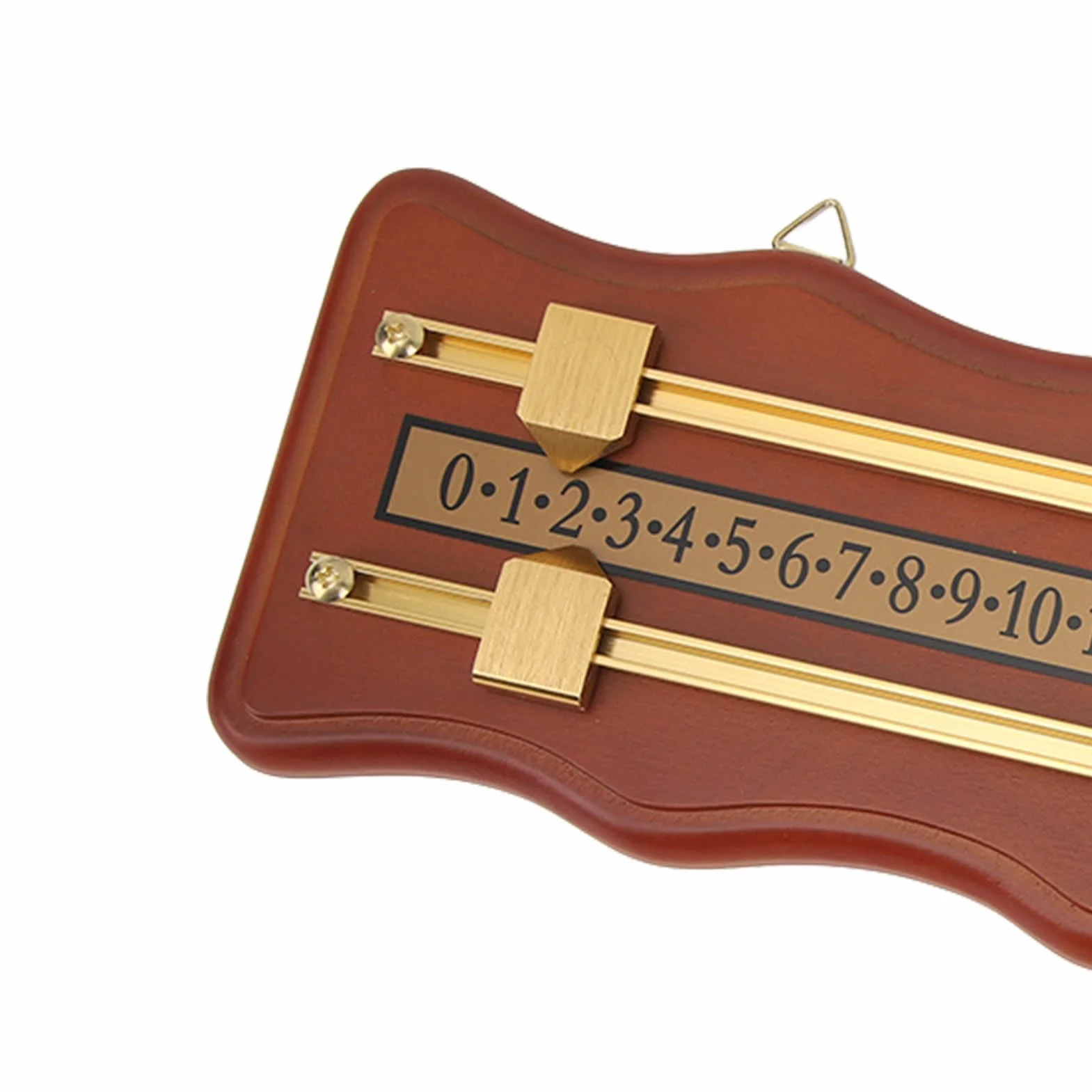 Tablica Wyników Deluxe Z Drewna 2-torowa Do Gier Shuffleboard Snooker Bilard