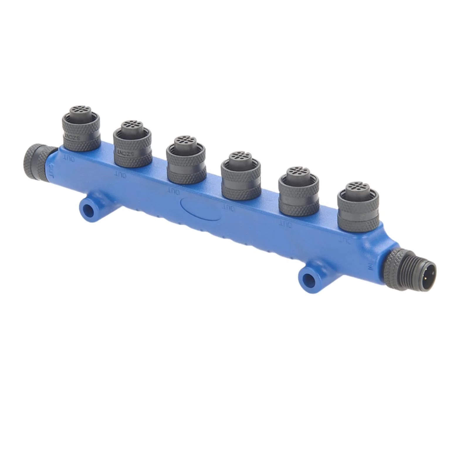 NMEA 2000 N2k 6-portowe złącze T M12 Micro-C wieloportowy 6-drożny rozdzielacz trójnikowy 5-pinowy adapter kablowy do łodzi morskiej dystrybutor do magistrali Can Bus DeviceNet CANOpen skrzynka